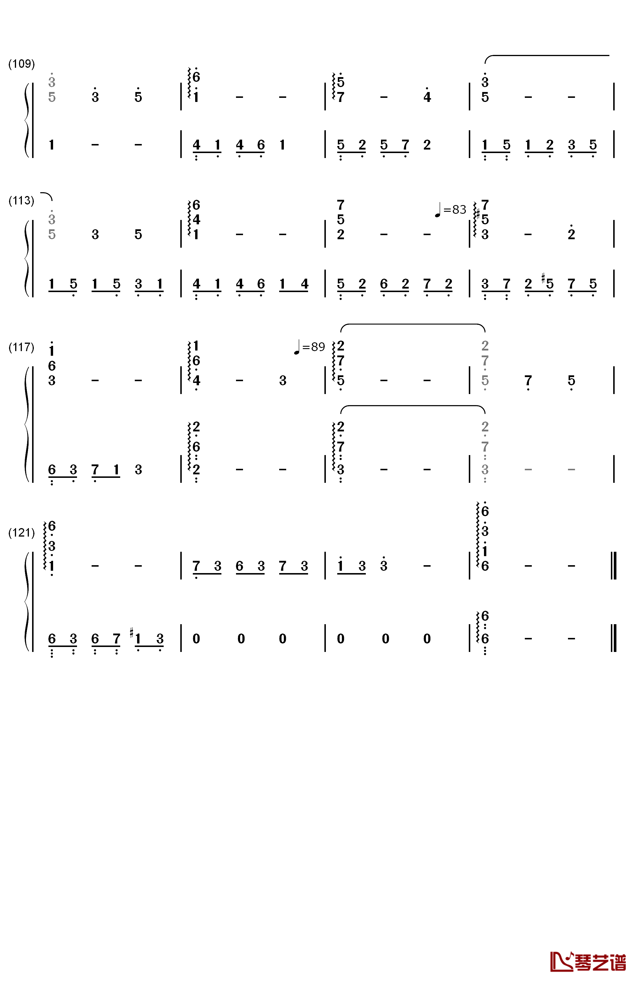 More than Love钢琴简谱-数字双手-韩成民6