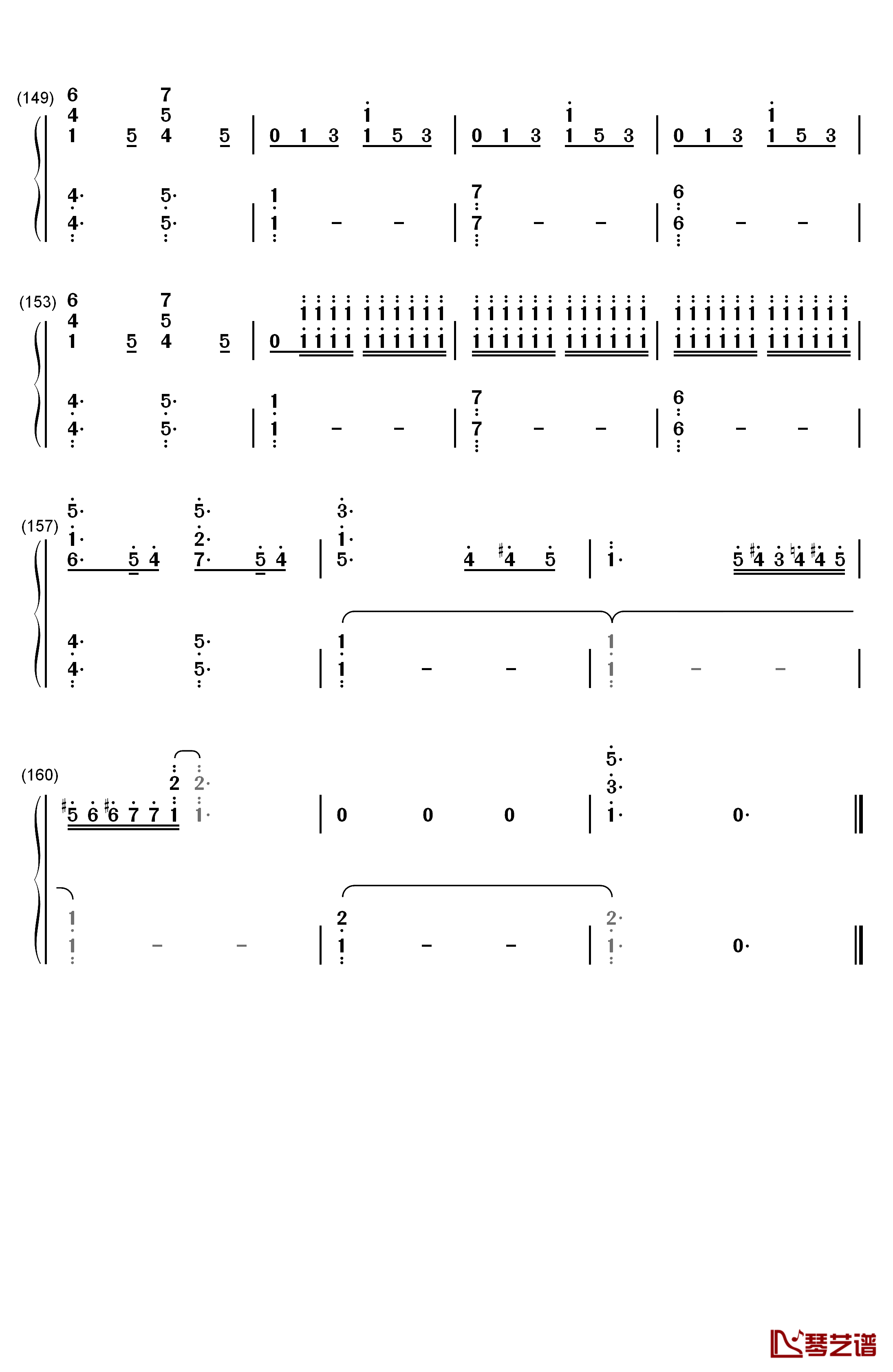 Somebody to Love钢琴简谱-数字双手-Queen8