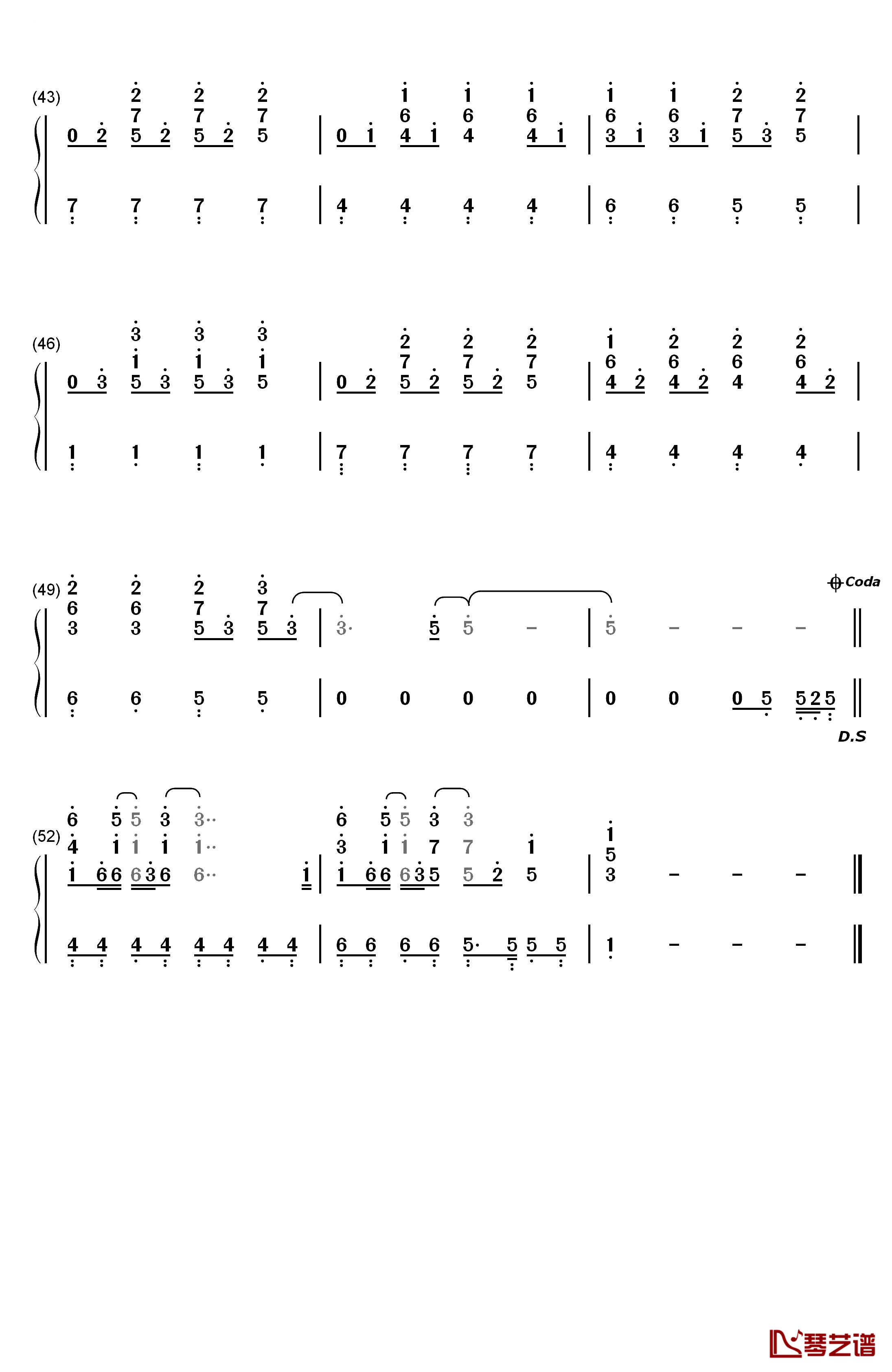 Love Somebody钢琴简谱-数字双手-Maroon54