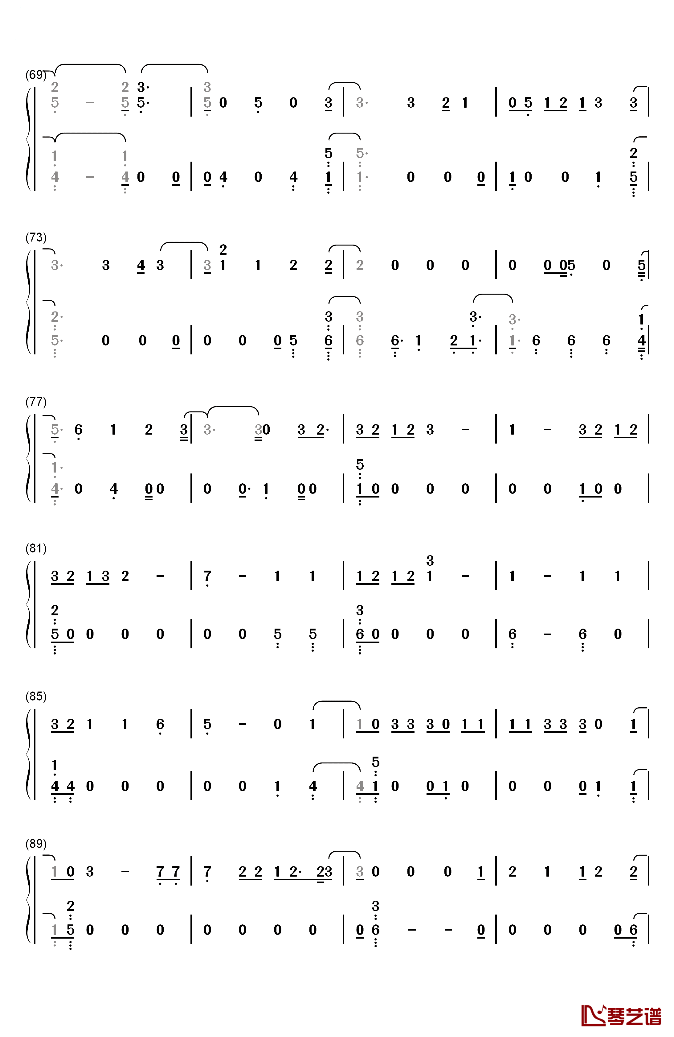 Magic Shop钢琴简谱-数字双手-防弹少年团4