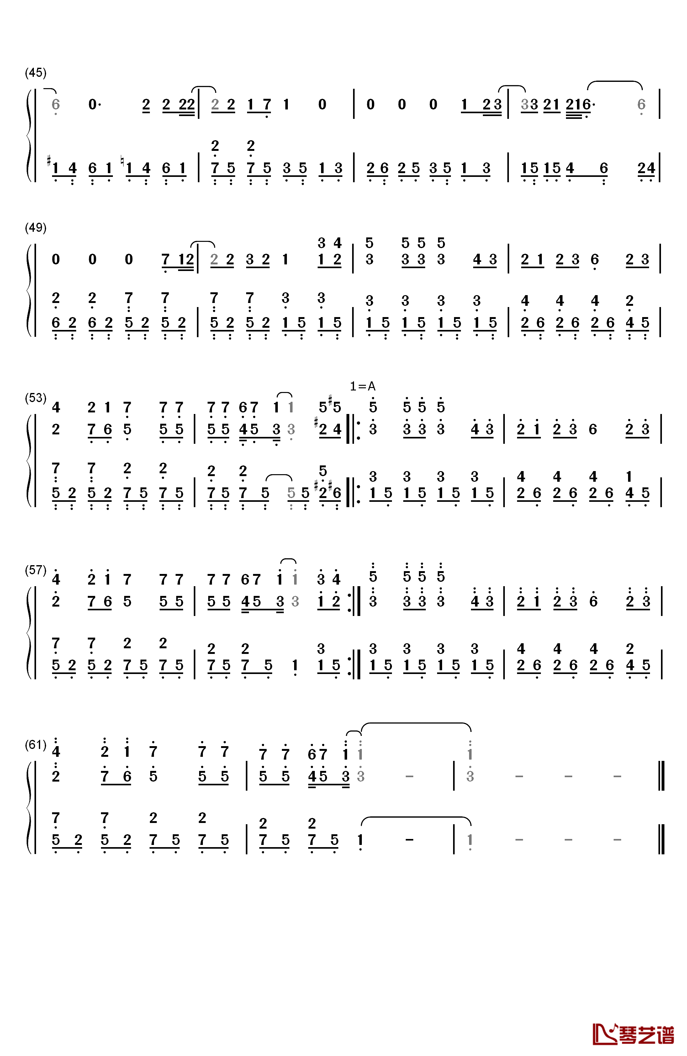 Seasons in the Sun钢琴简谱-数字双手-西城男孩（Westlife）3