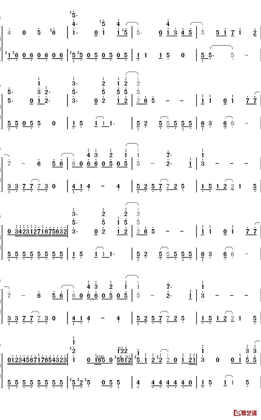 To Love You More钢琴简谱-数字双手-Celine Dion4