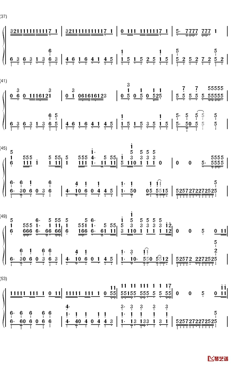 Just a Dream钢琴简谱-数字双手-Nelly3