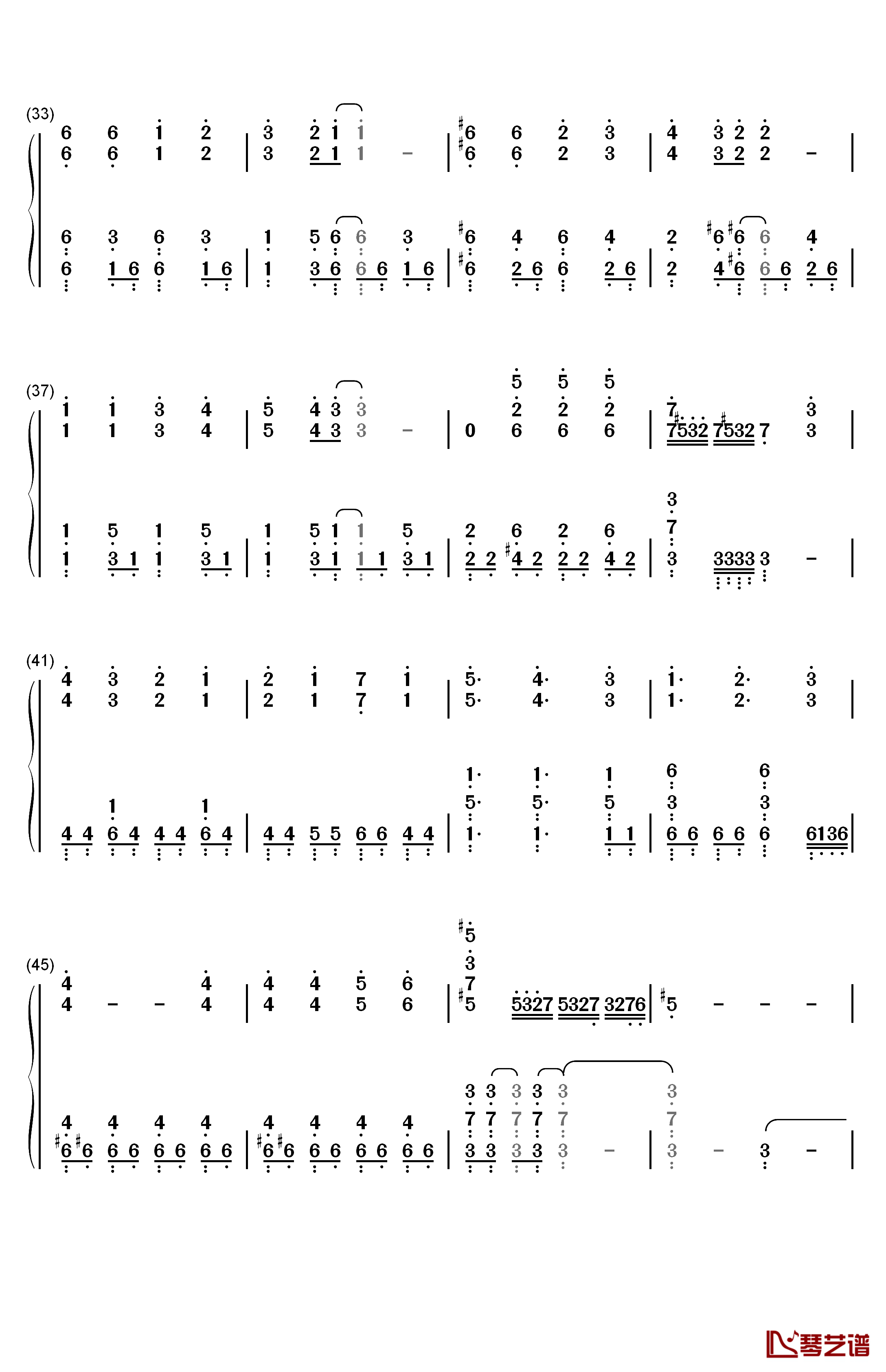 静寂のアポストル钢琴简谱-数字双手-JAM Project3