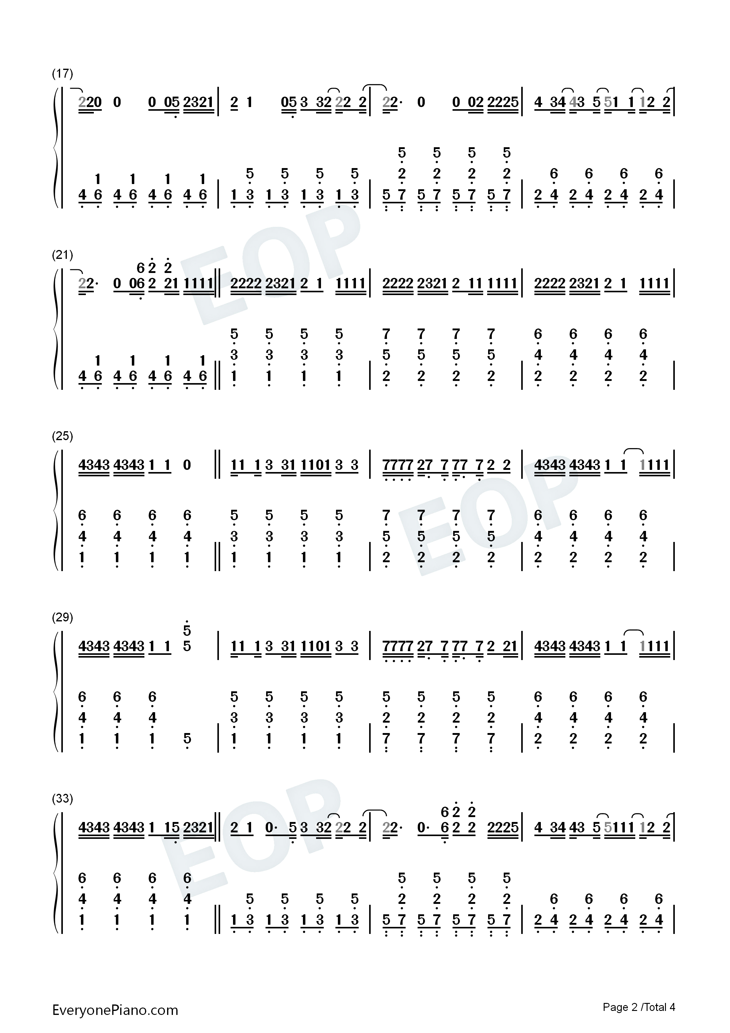 La Toxica钢琴简谱-Farruko演唱2