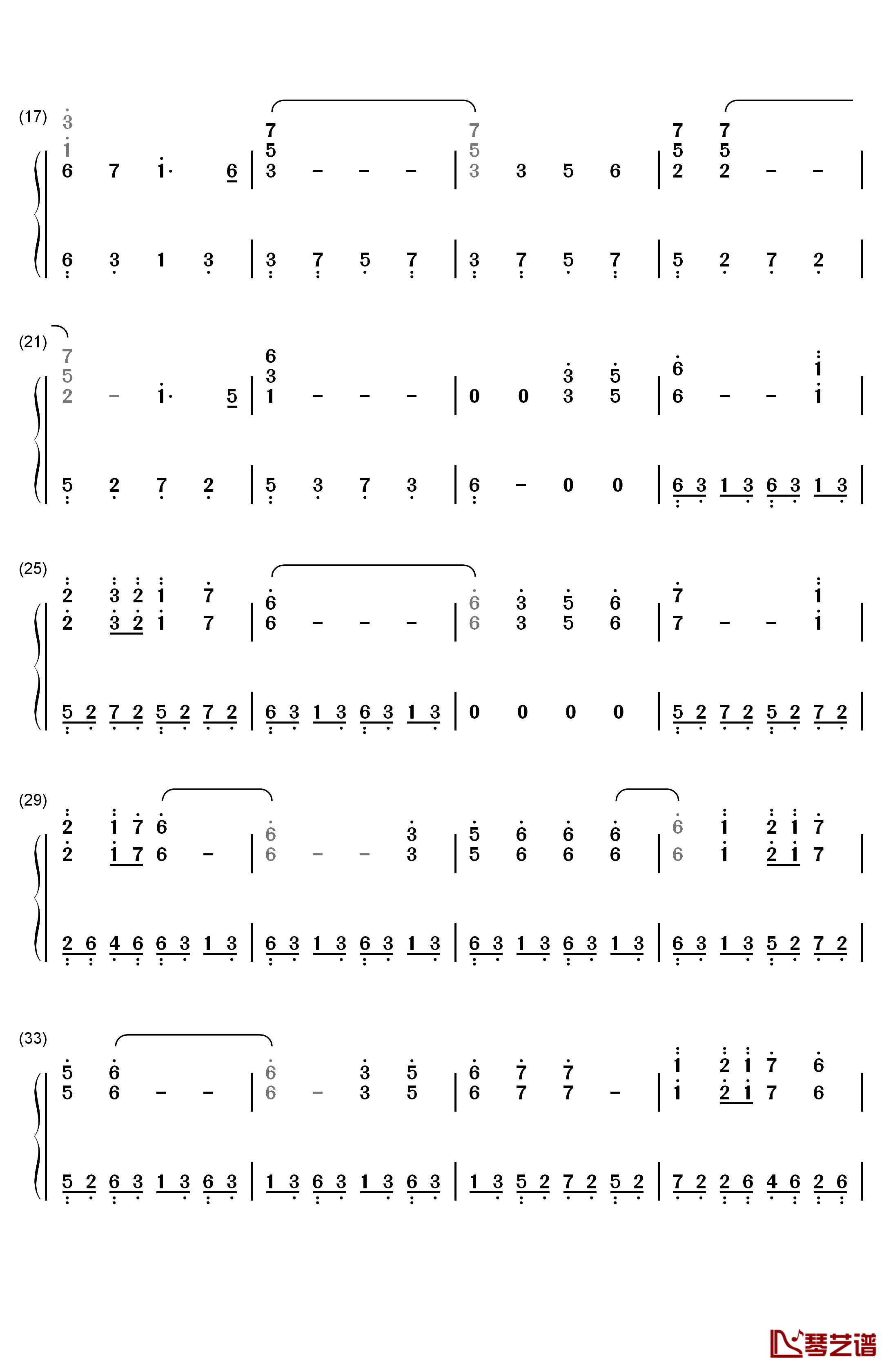 Misty Mountains Cold钢琴简谱-数字双手-The Hobbit2