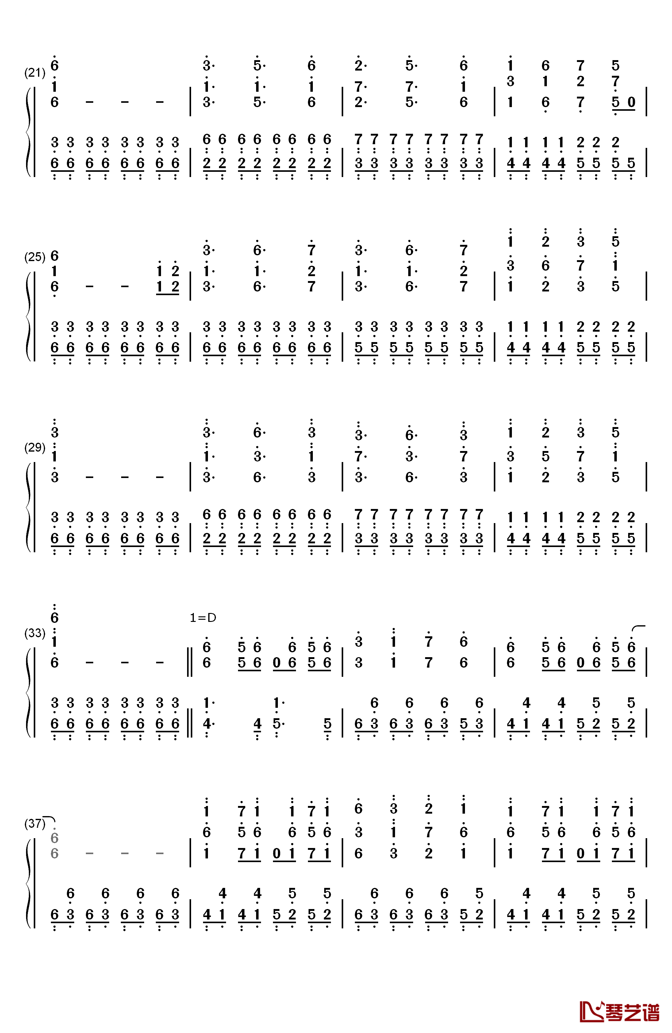 幽雅に咲かせ 墨染の桜 ～ Border of Life钢琴简谱-数字双手-东方Project2