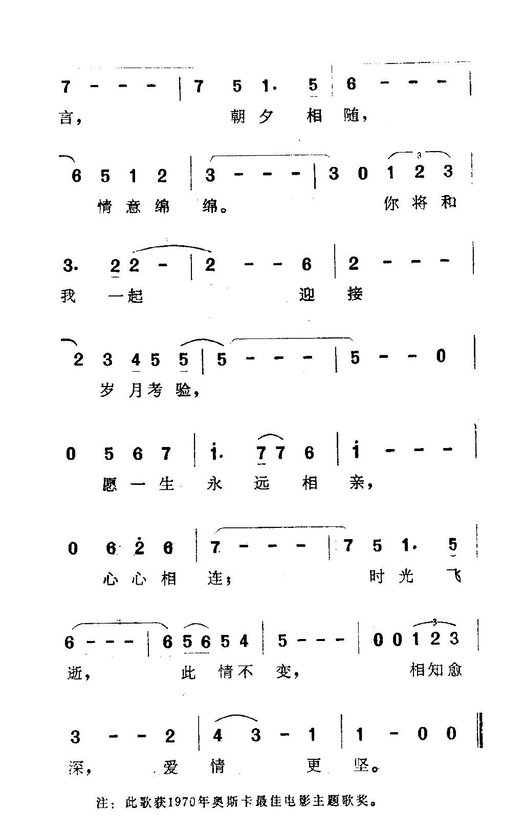 我俩深知简谱1