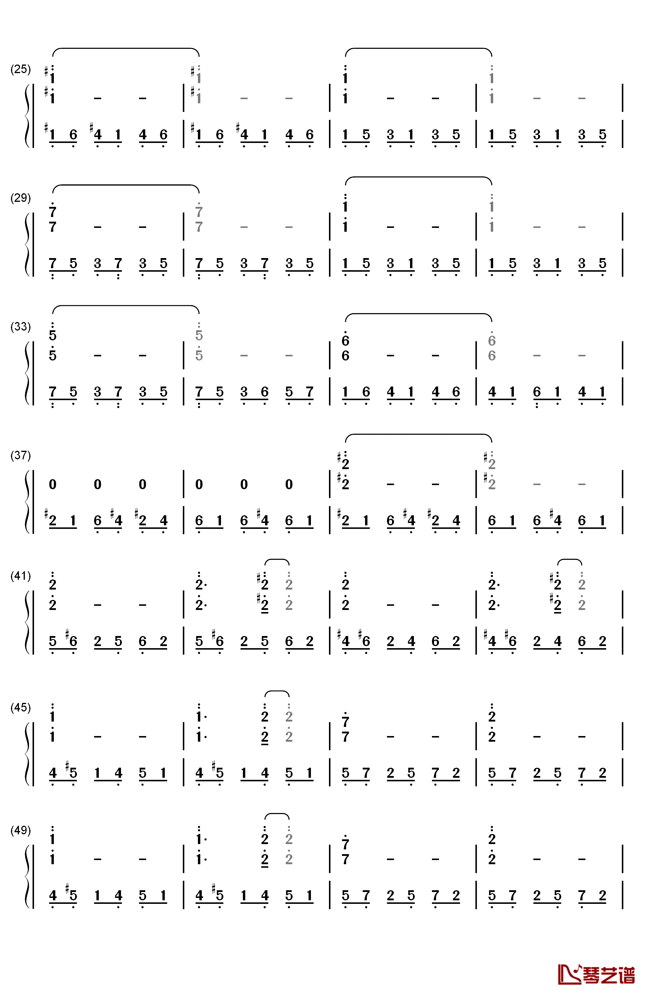 The Hands Dealt钢琴简谱-数字双手-Michael Giacchino2