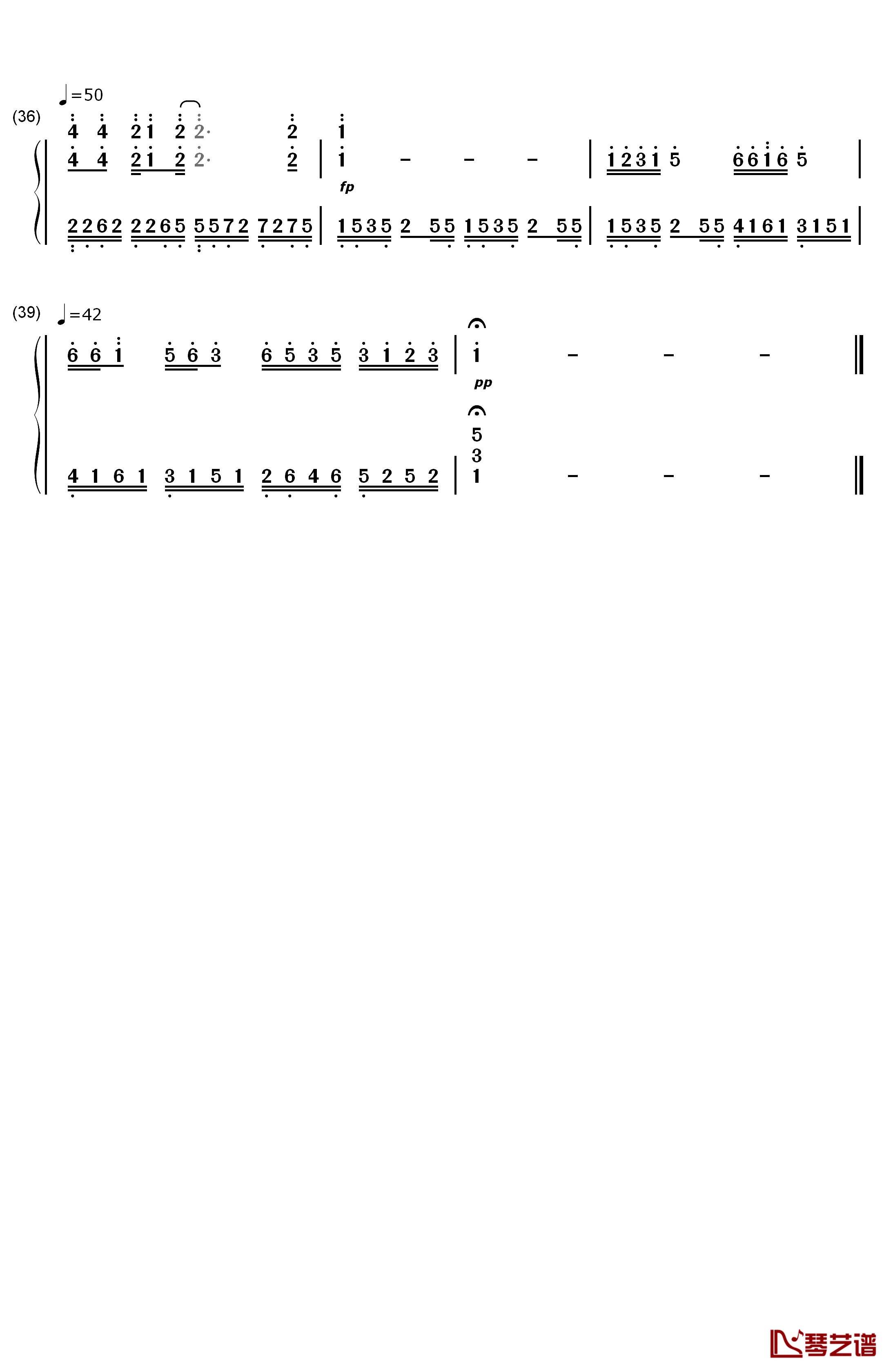 重返十七岁钢琴简谱-数字双手-群星3