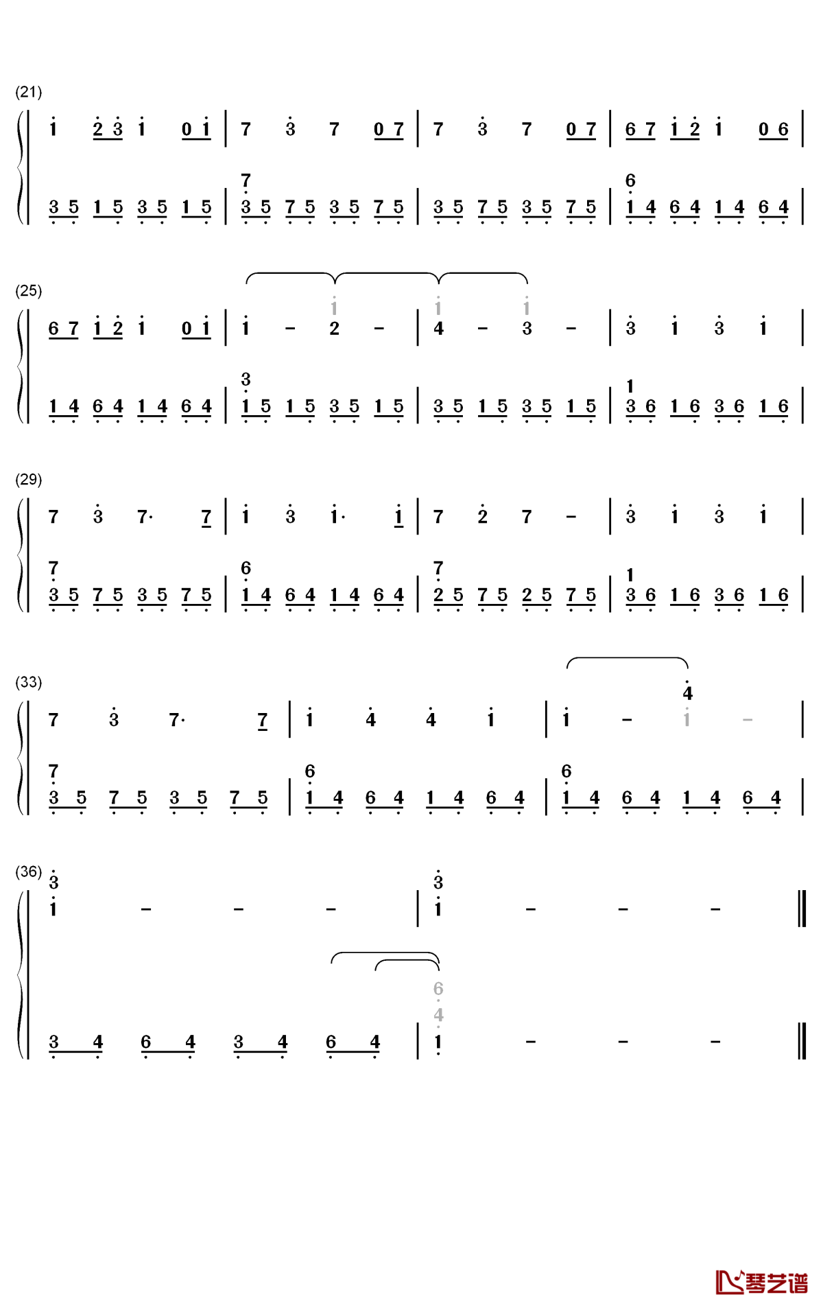 Sigriswil简谱-数字双手-金景熙2