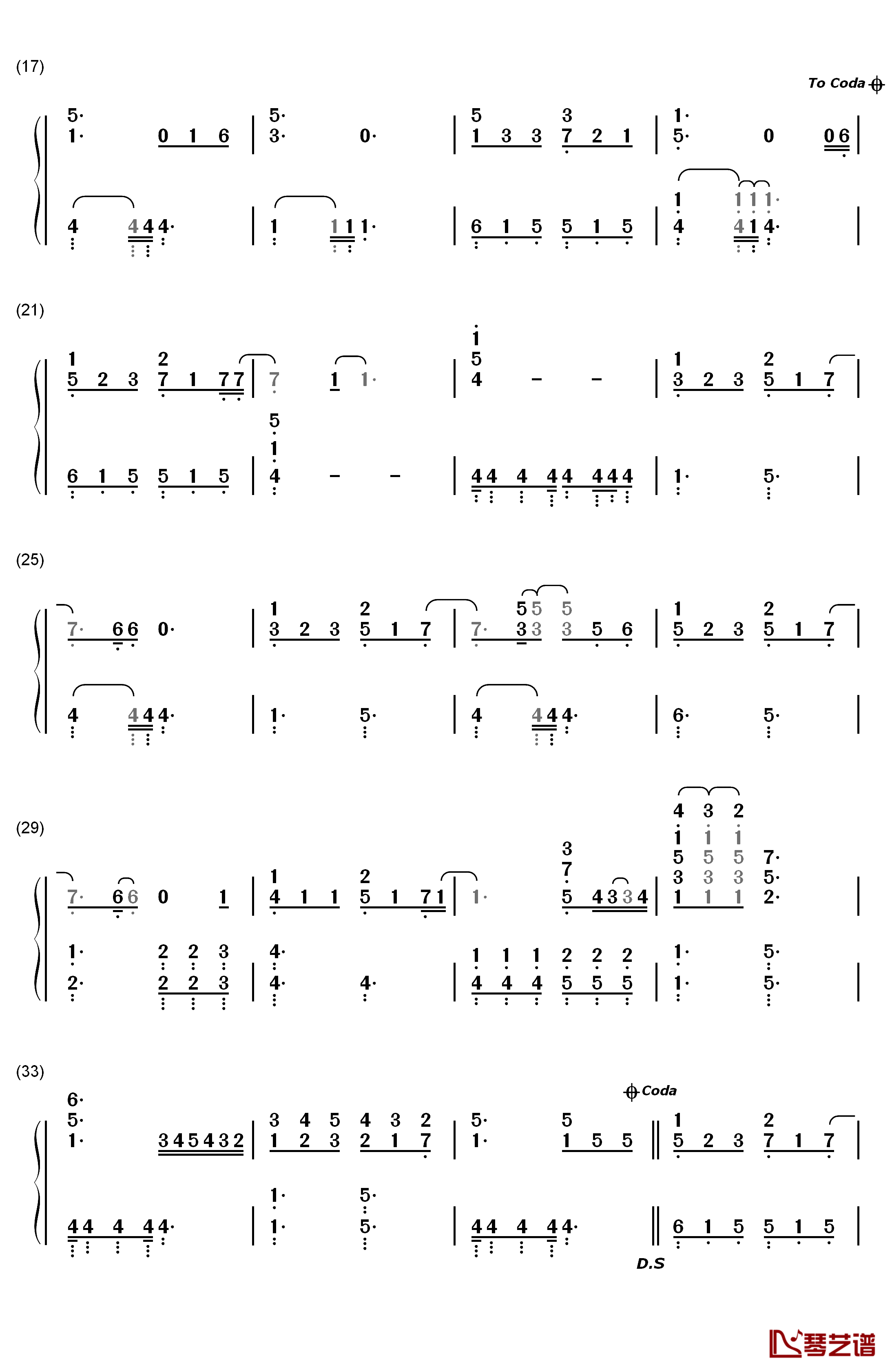 Two Worlds Collide钢琴简谱-数字双手-Demi Lovato2