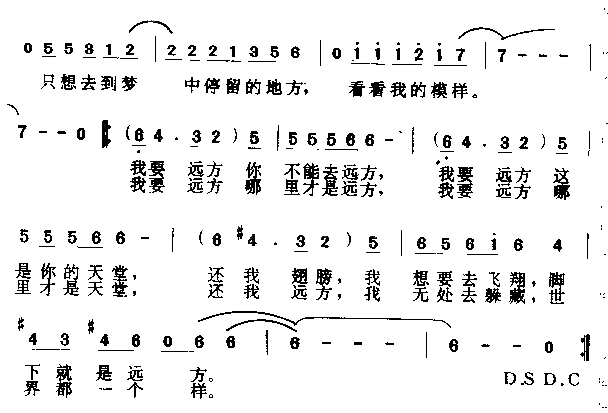 我没有远方简谱-罗琦演唱1