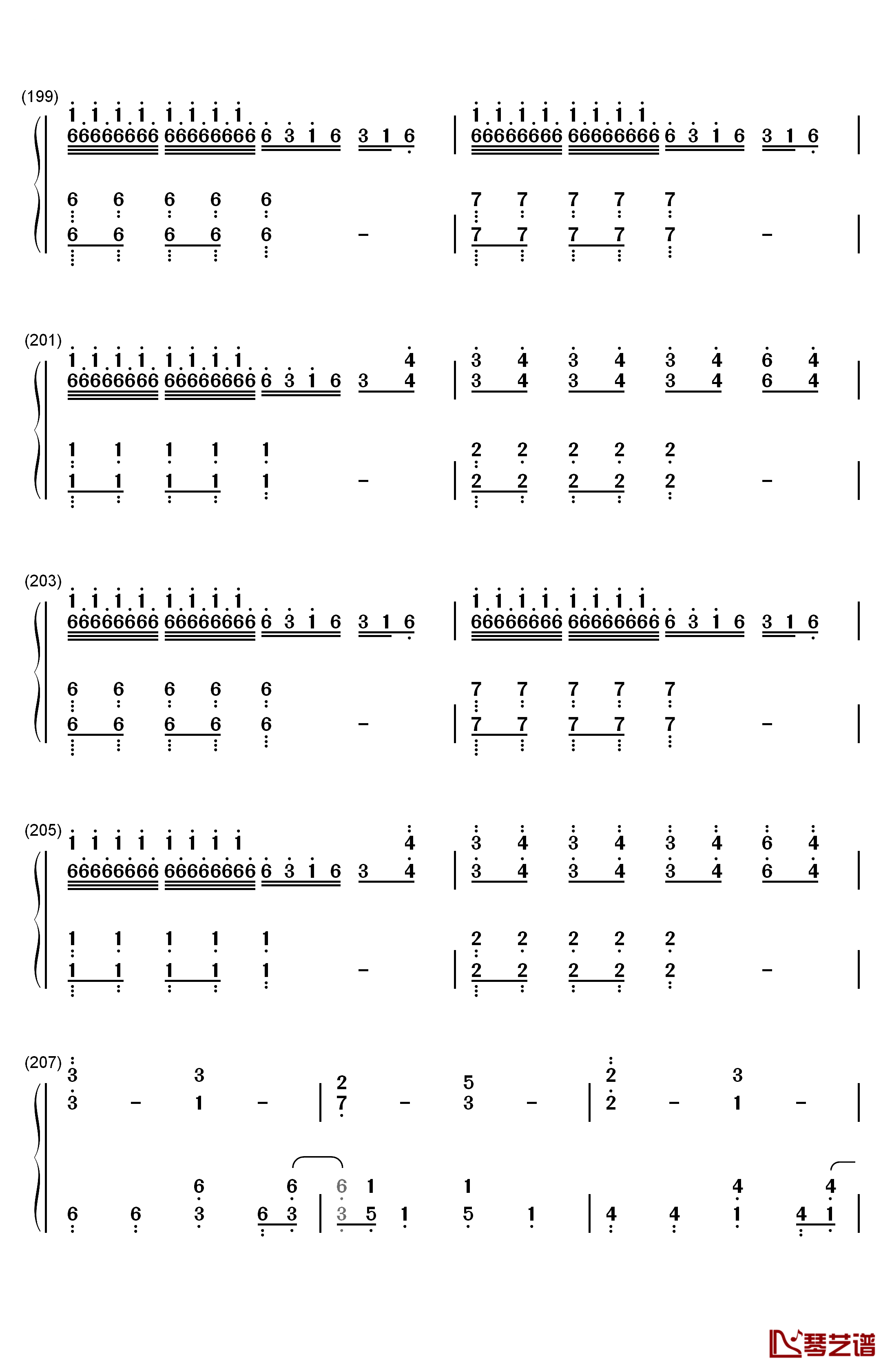 Signal钢琴简谱-数字双手-TK from 凛として时雨13