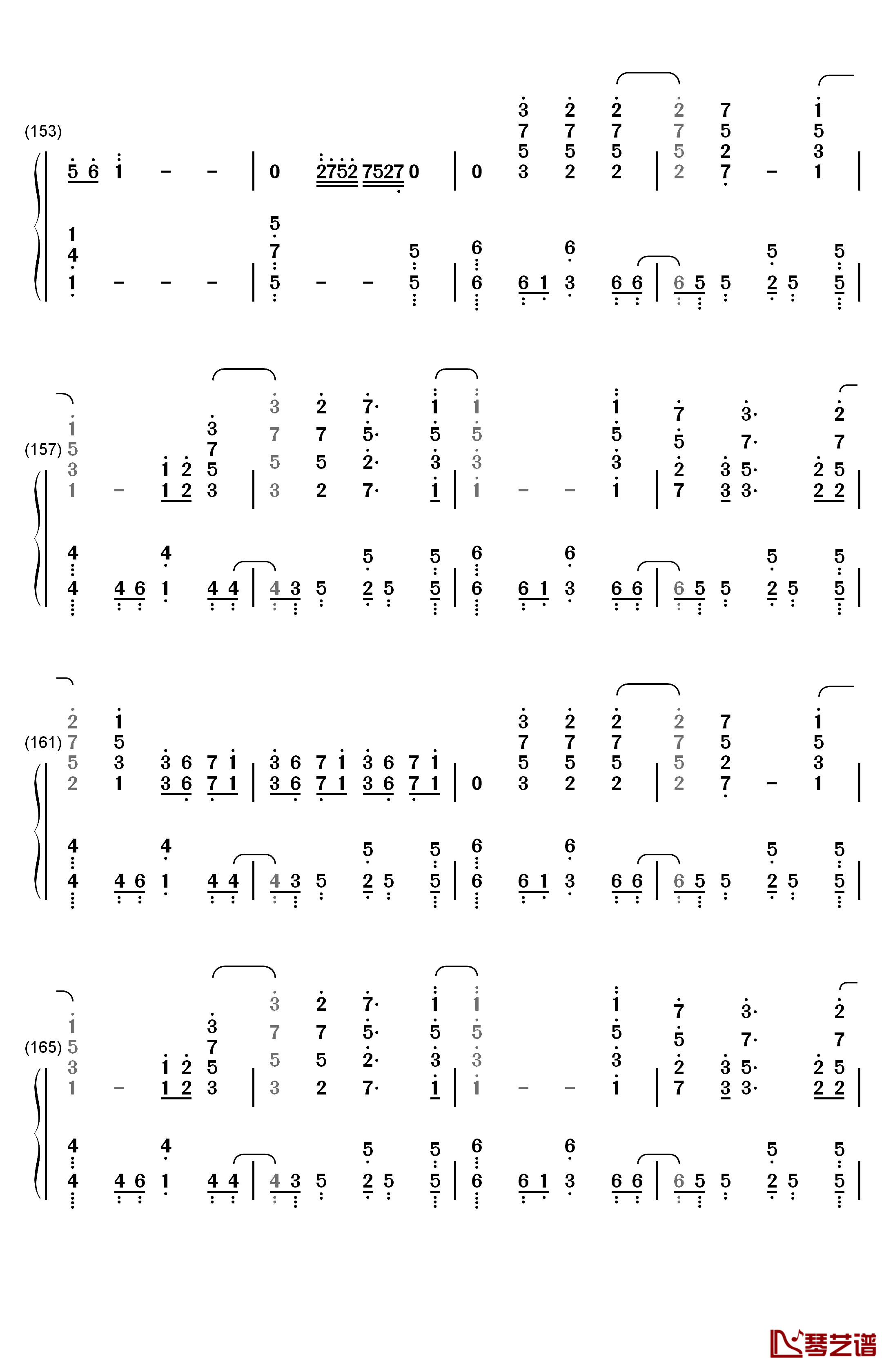 Signal钢琴简谱-数字双手-TK from 凛として时雨10