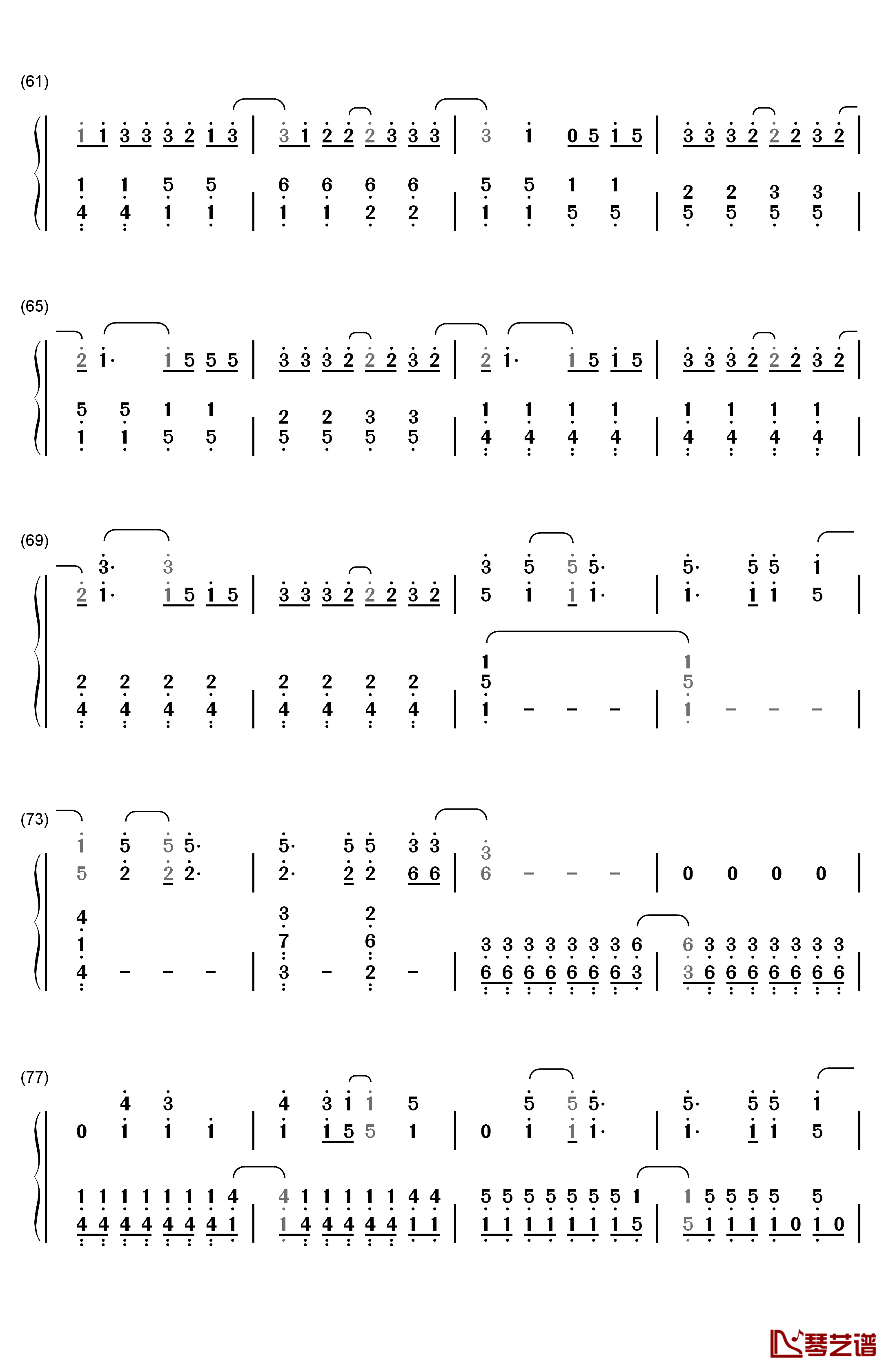 Bored to Death钢琴简谱-数字双手-Blink 1824