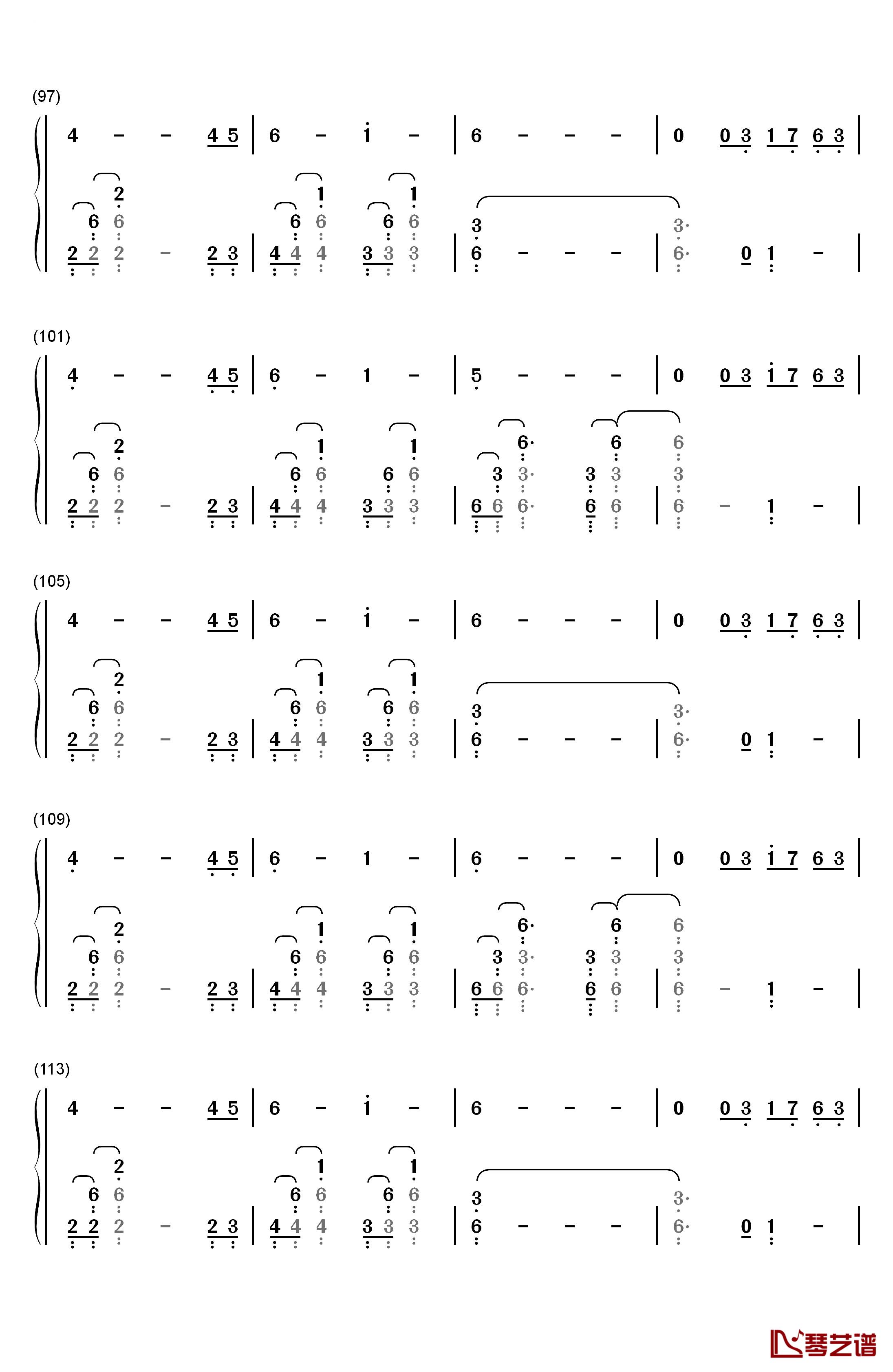 Superman钢琴简谱-数字双手-Eminem6