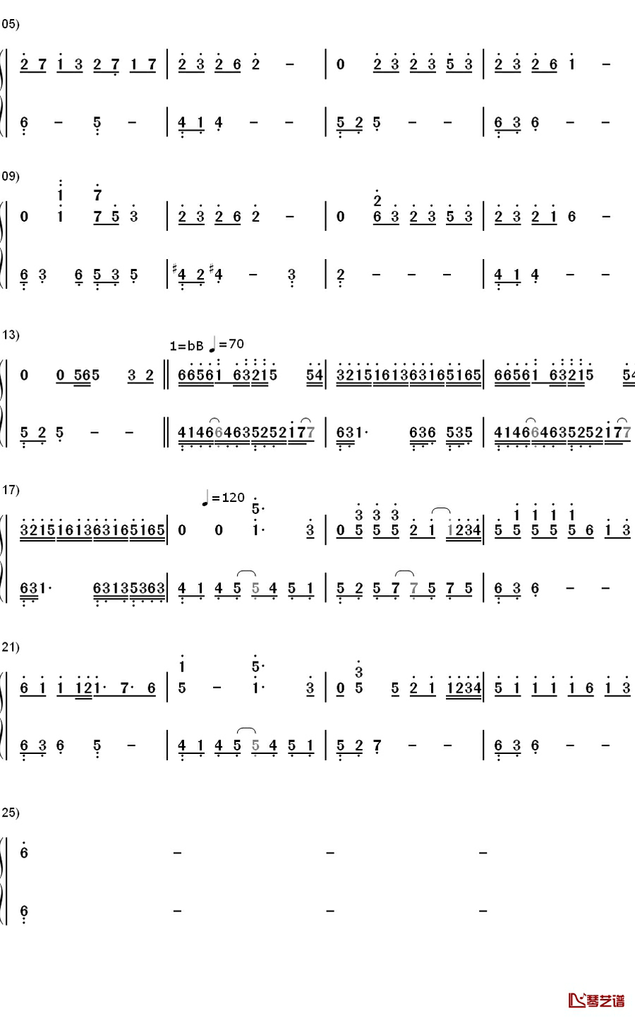 Epic Tribute Medley钢琴简谱-数字双手-久石让6