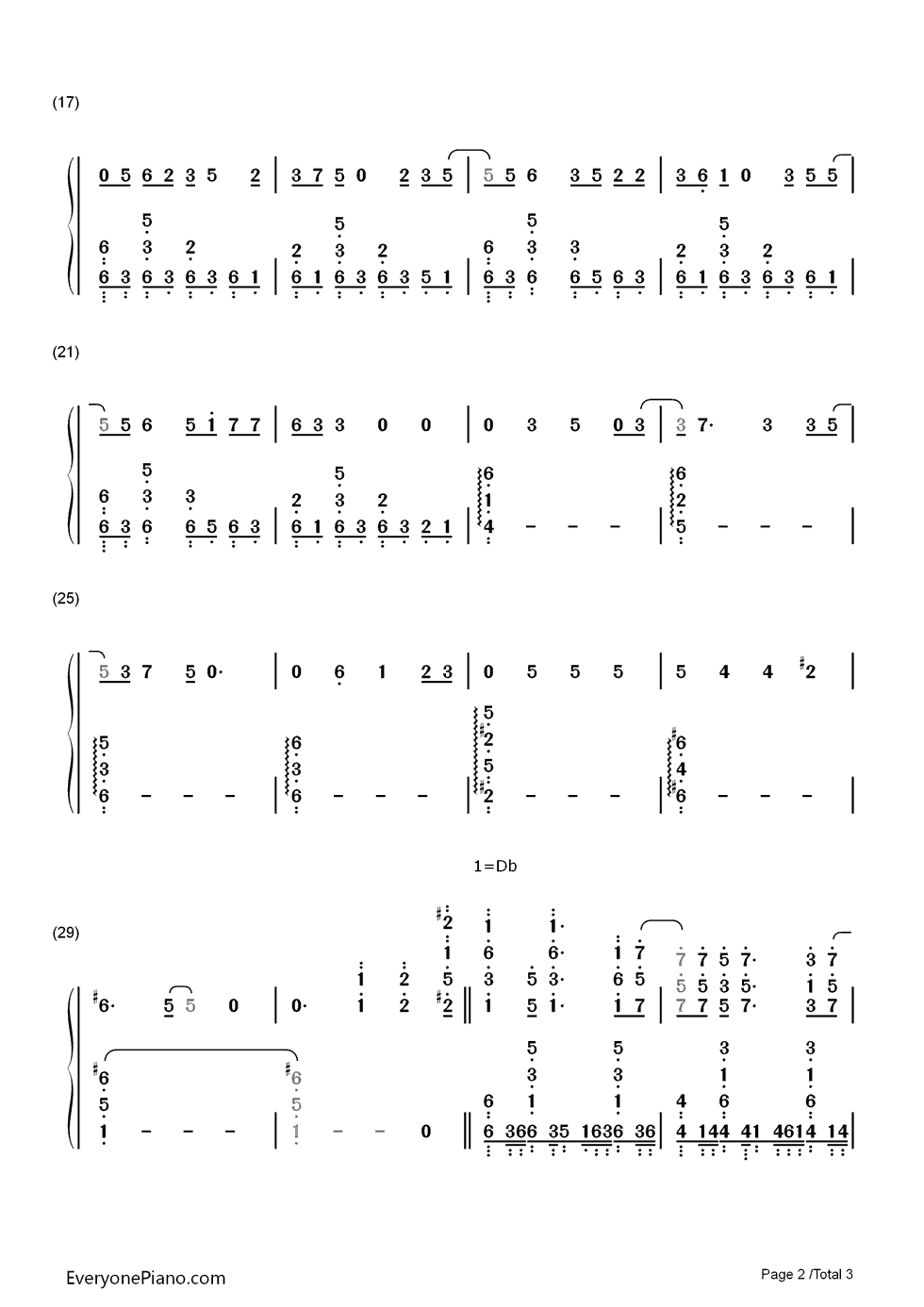 X.U.钢琴简谱-数字双手-SawanoHiroyuki[nZk]2