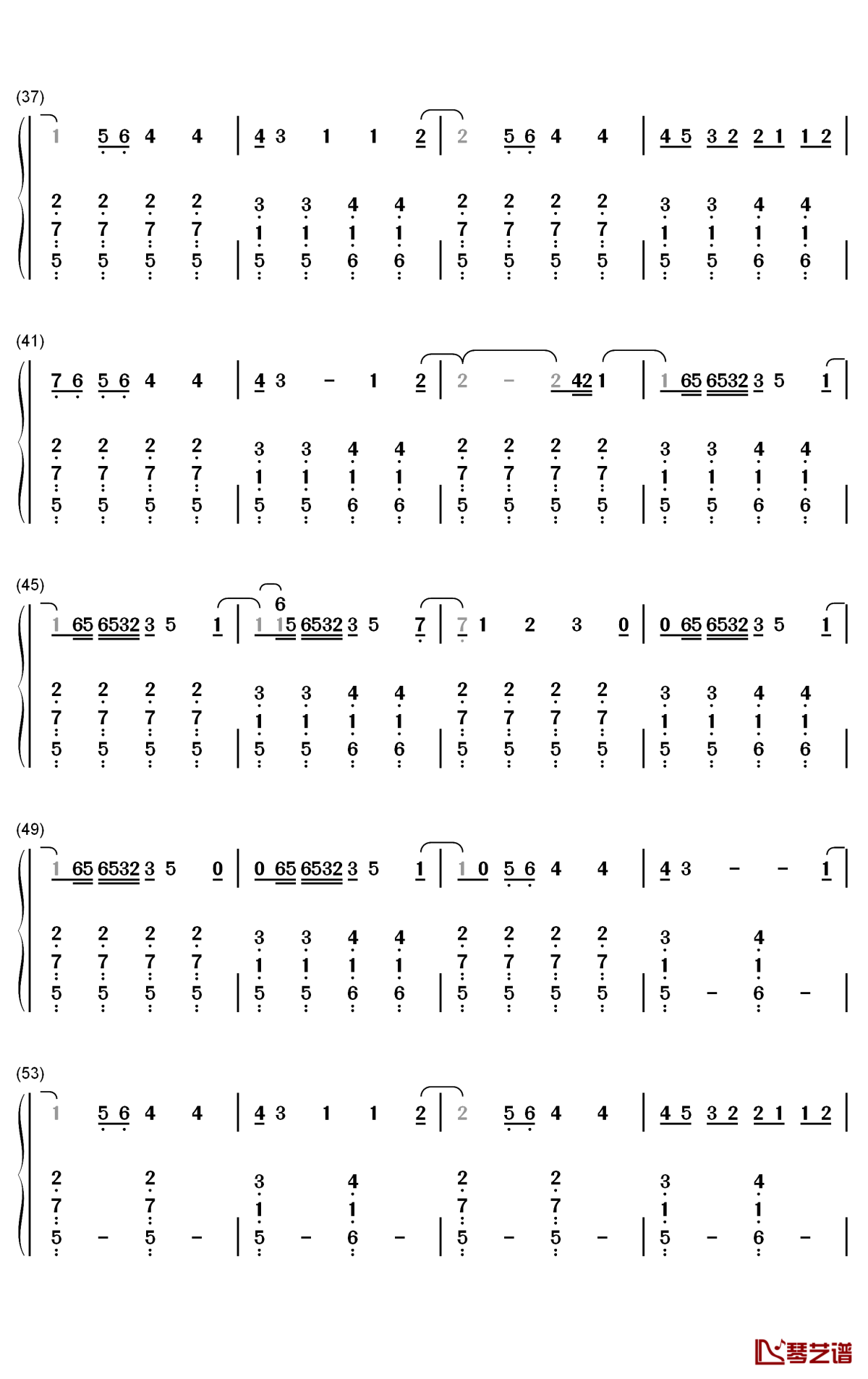 Five More Minutes钢琴简谱-数字双手-Jonas Brothers3