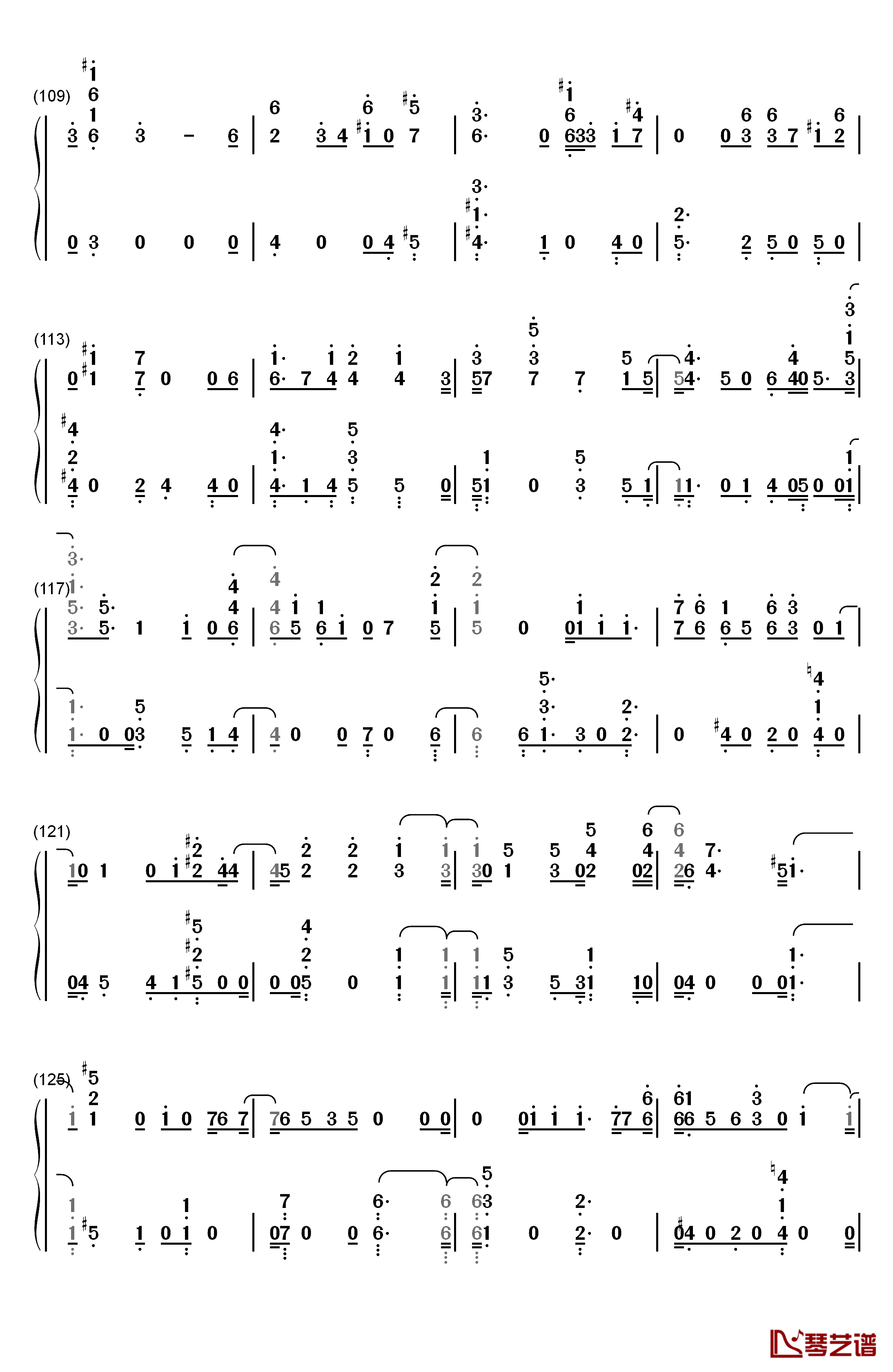 This Christmas钢琴简谱-数字双手-金泰妍7