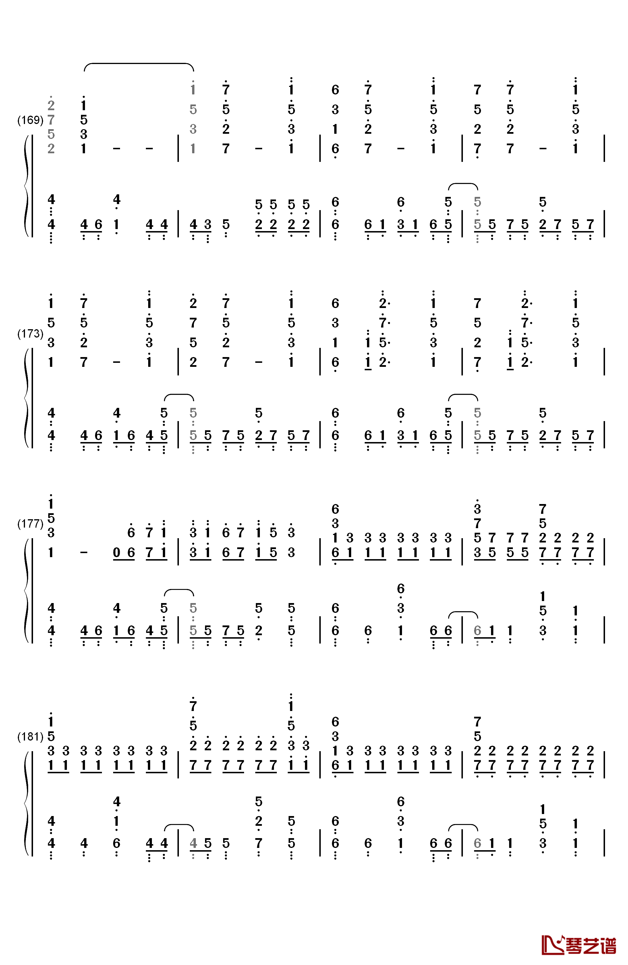 Signal钢琴简谱-数字双手-TK from 凛として时雨11