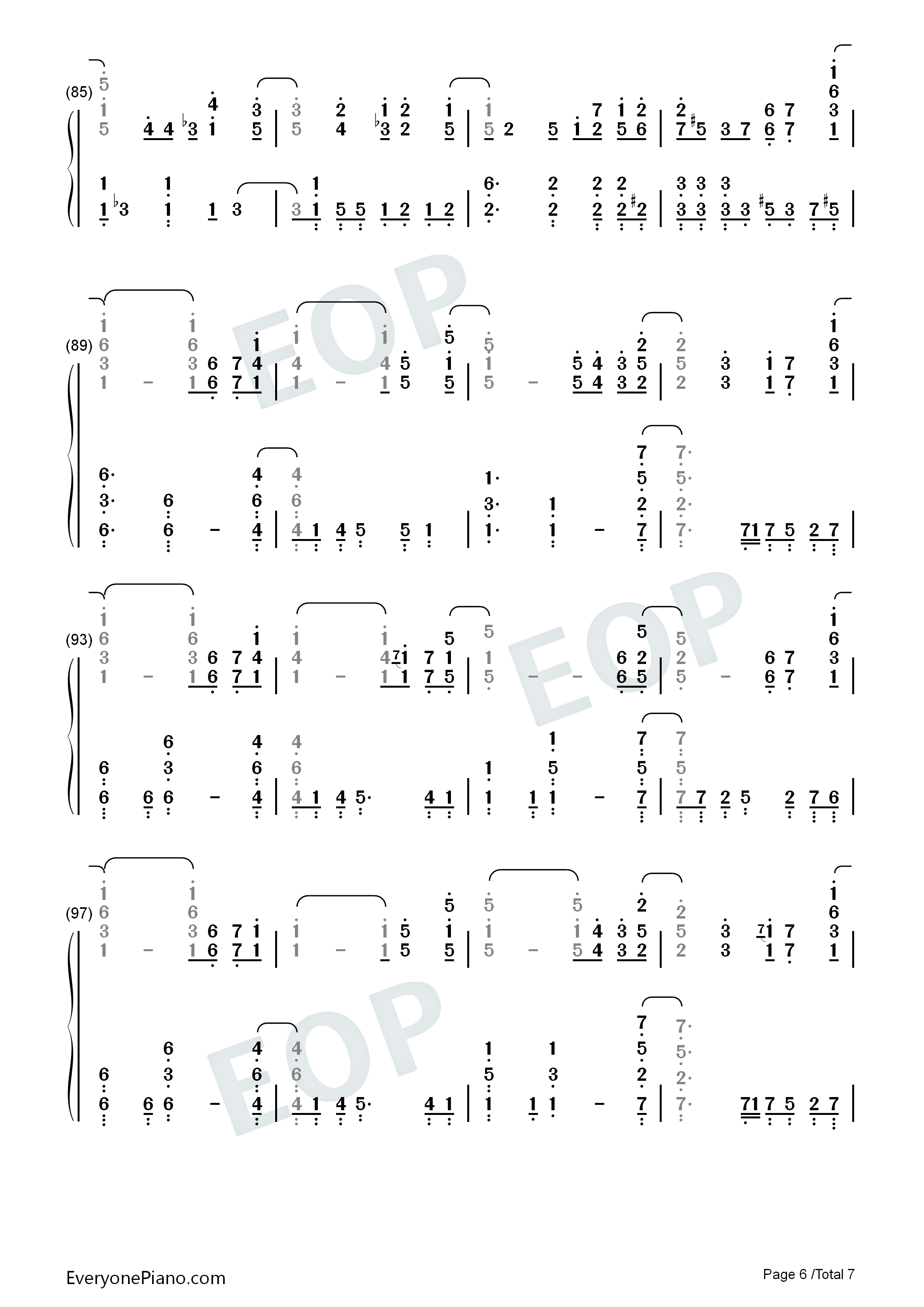 商人パルテティオのテーマ-歧路旅人II双手简谱预览6