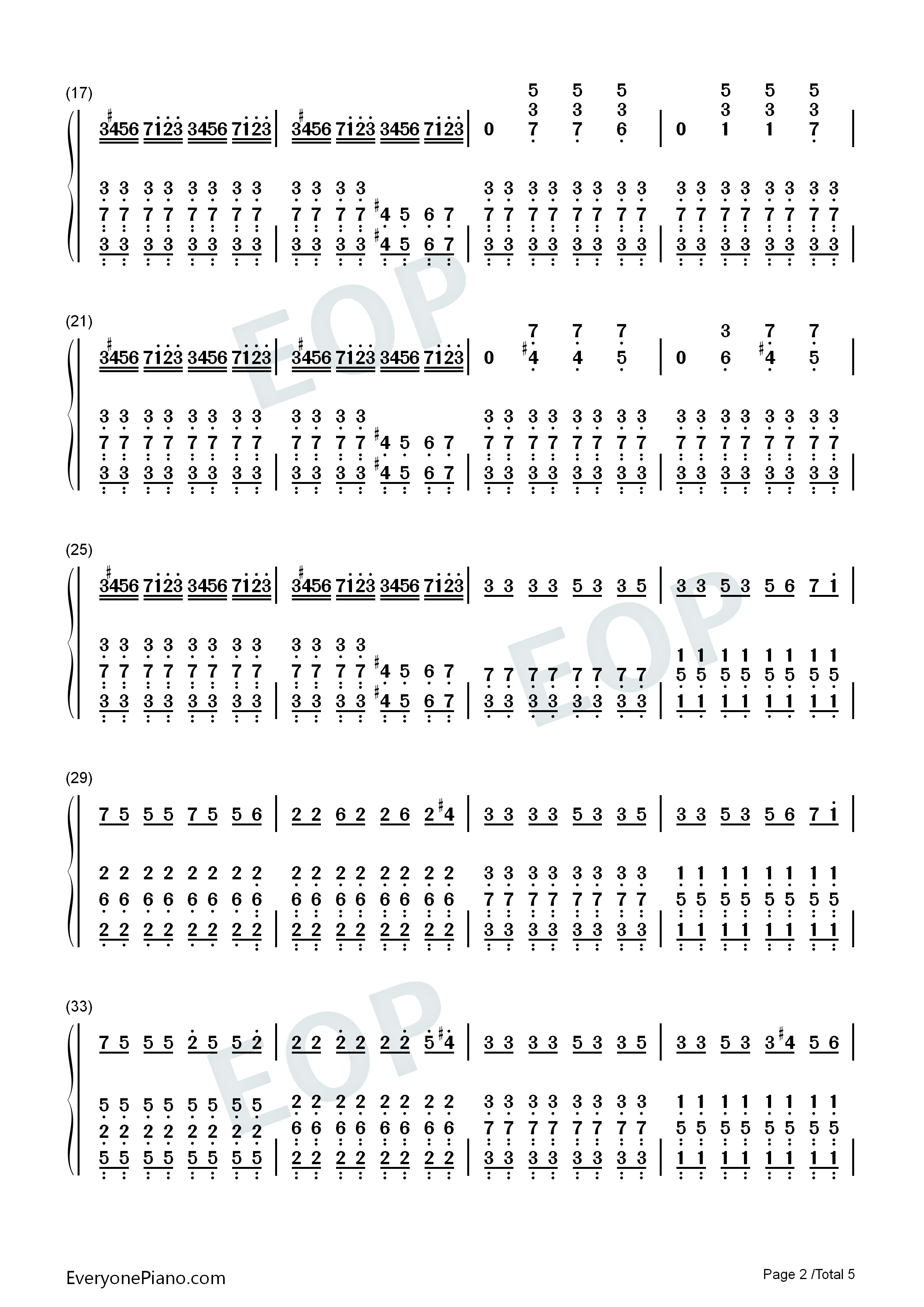 Strength of a Thousand Men钢琴简谱-Two Steps from Hell演唱2