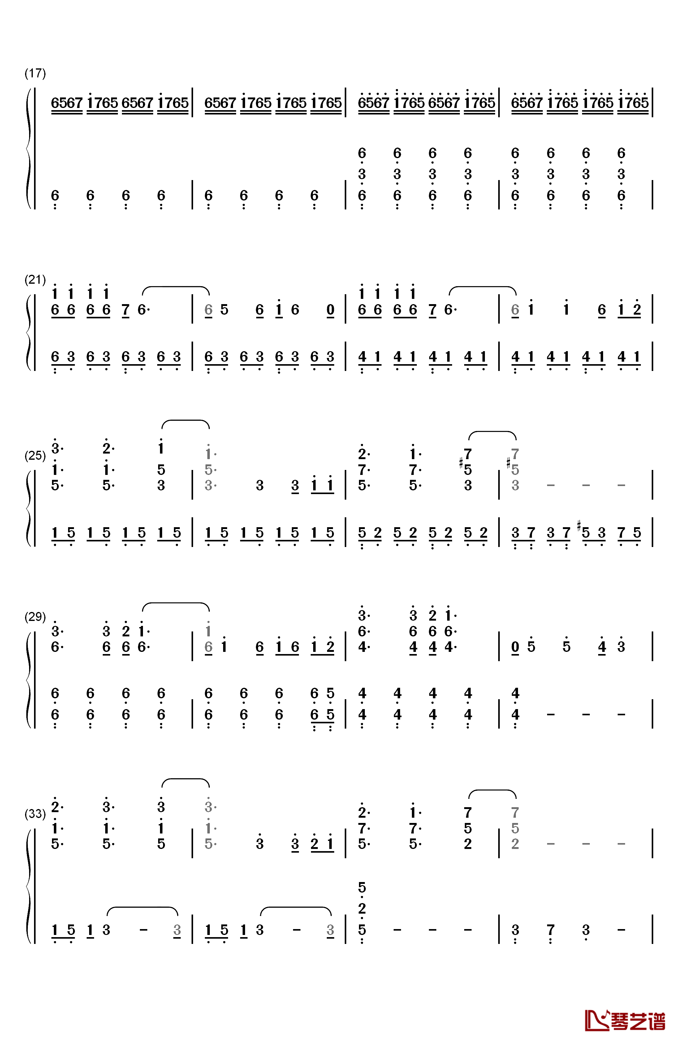 裏切り者のレクイエム钢琴简谱-数字双手-长谷川大介2