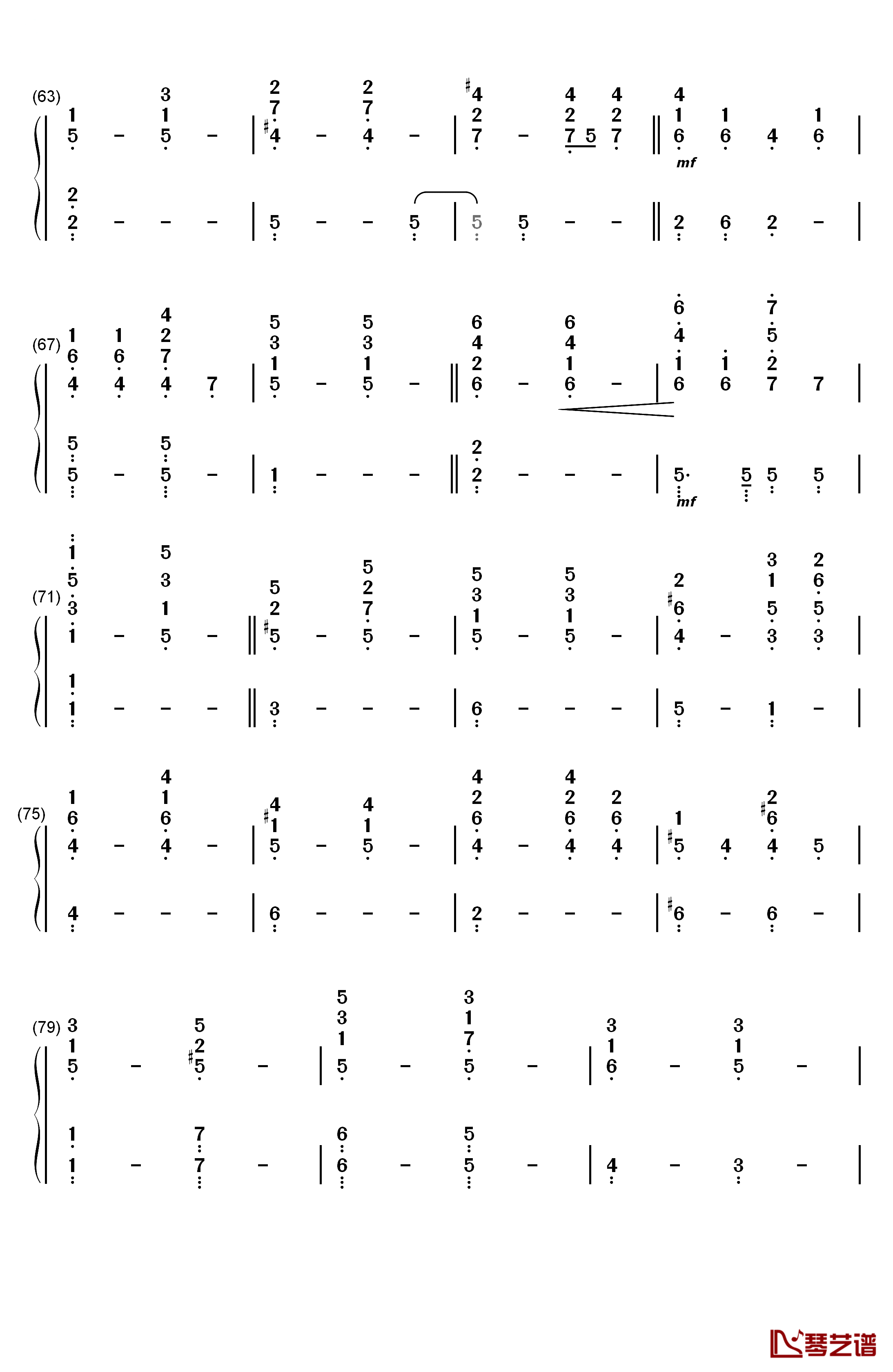 New York State Of Mind 钢琴简谱-数字双手-Billy Joel5