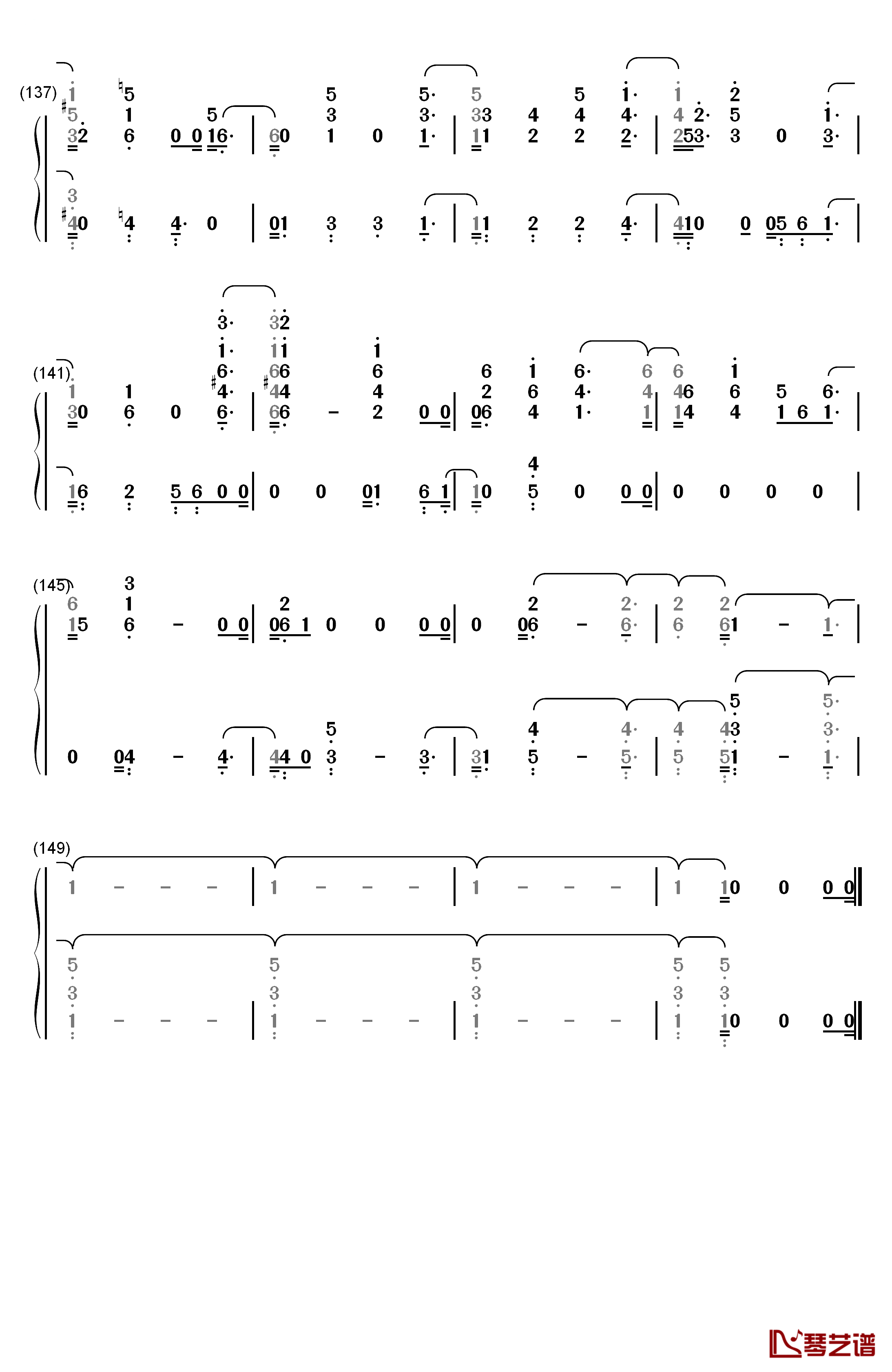 Change钢琴简谱-数字双手-Charlie Puth James Taylor8