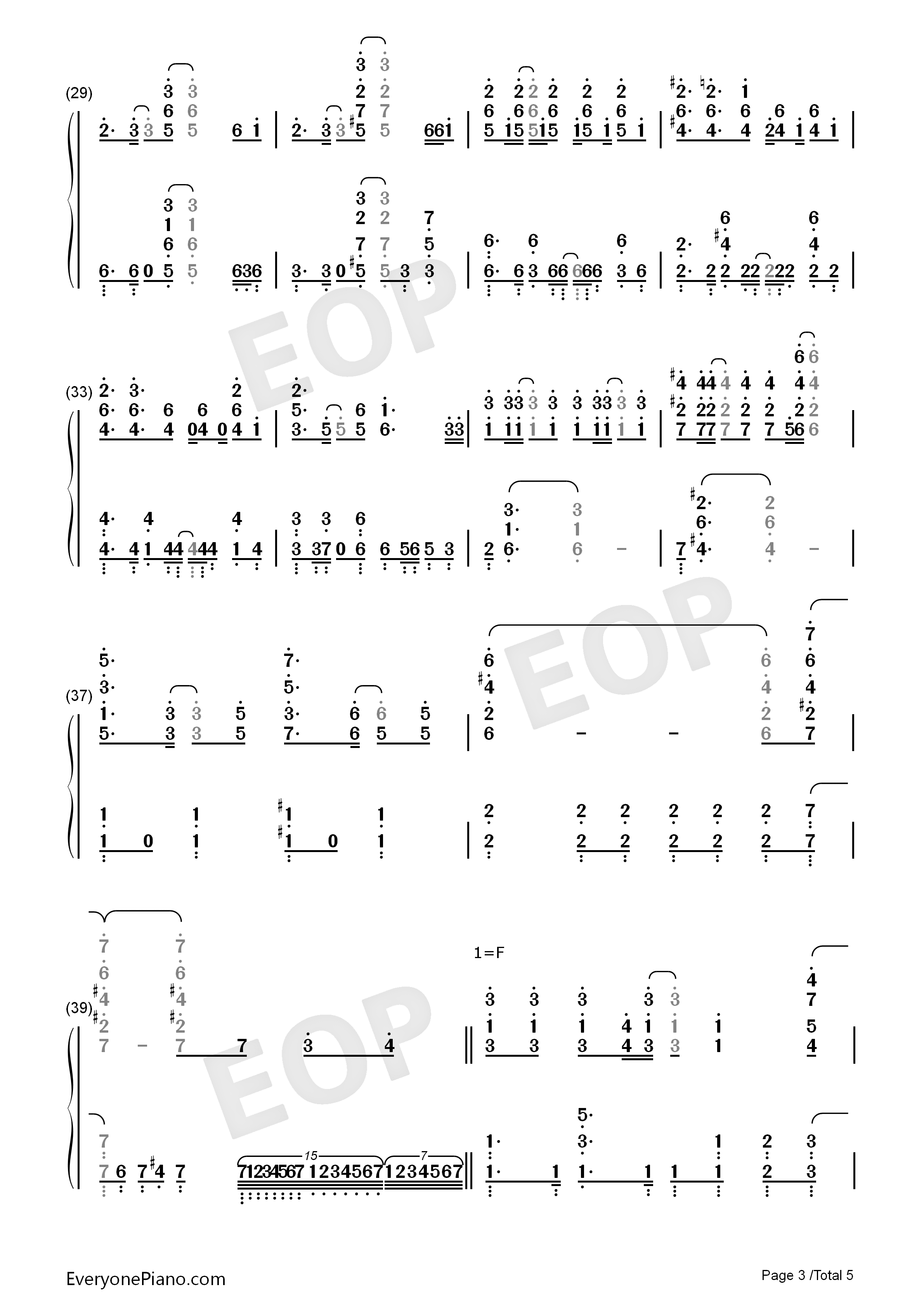 Checkmate钢琴简谱-MICHI演唱3