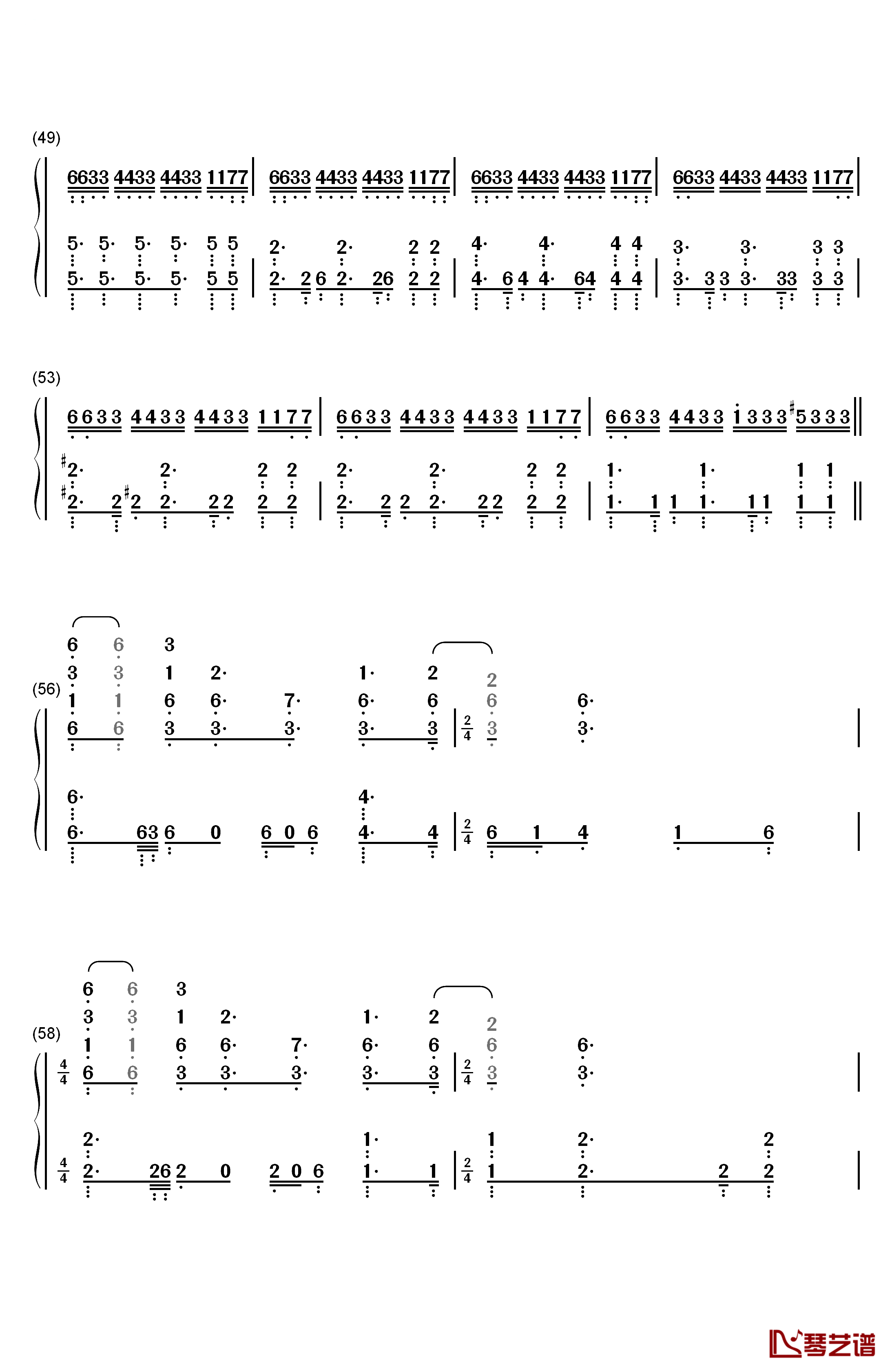 Blood and Wine钢琴简谱-数字双手-Marcin Przybyłowicz4