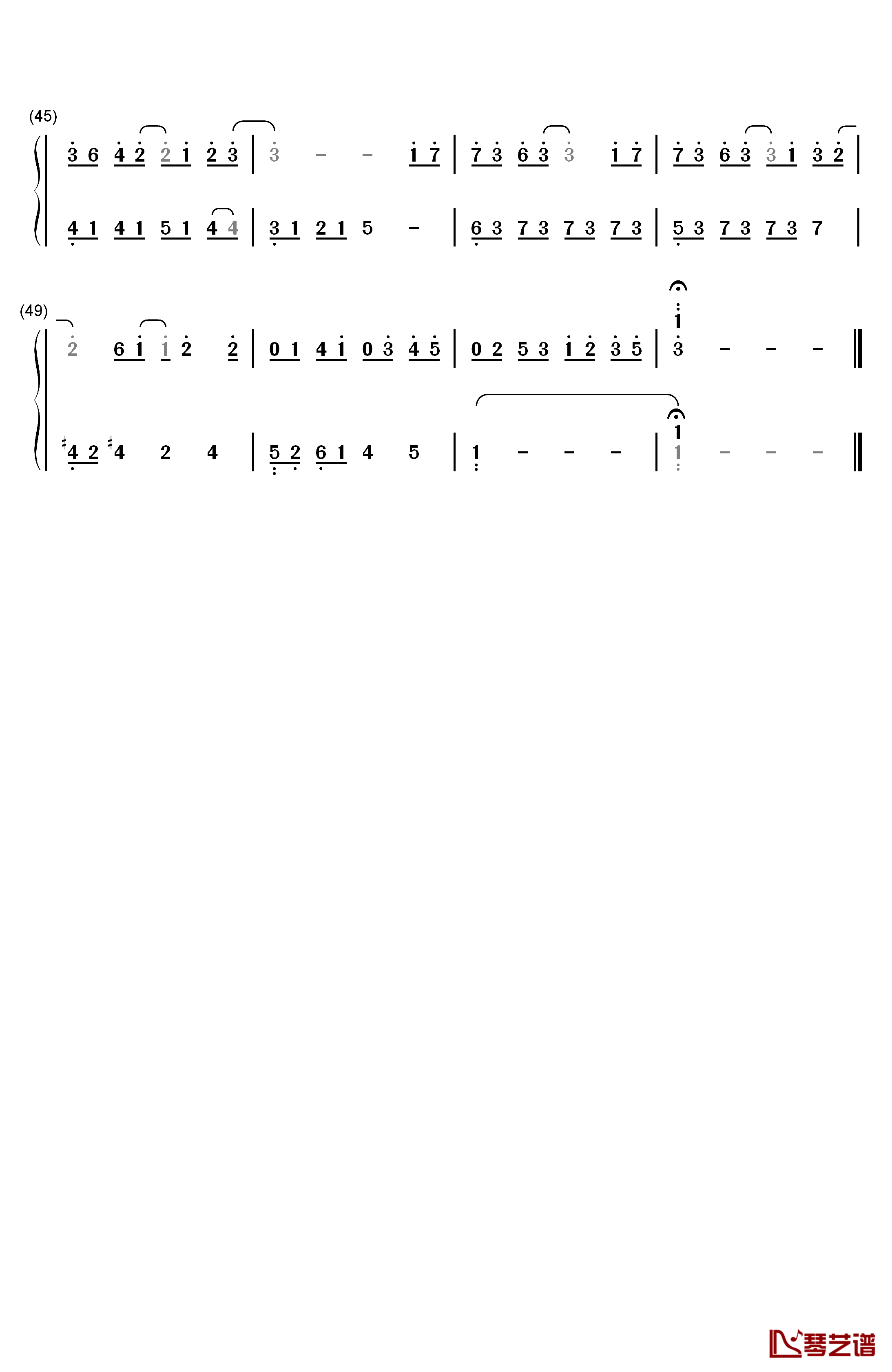 The Things I Really...钢琴简谱-数字双手-李闰珉3