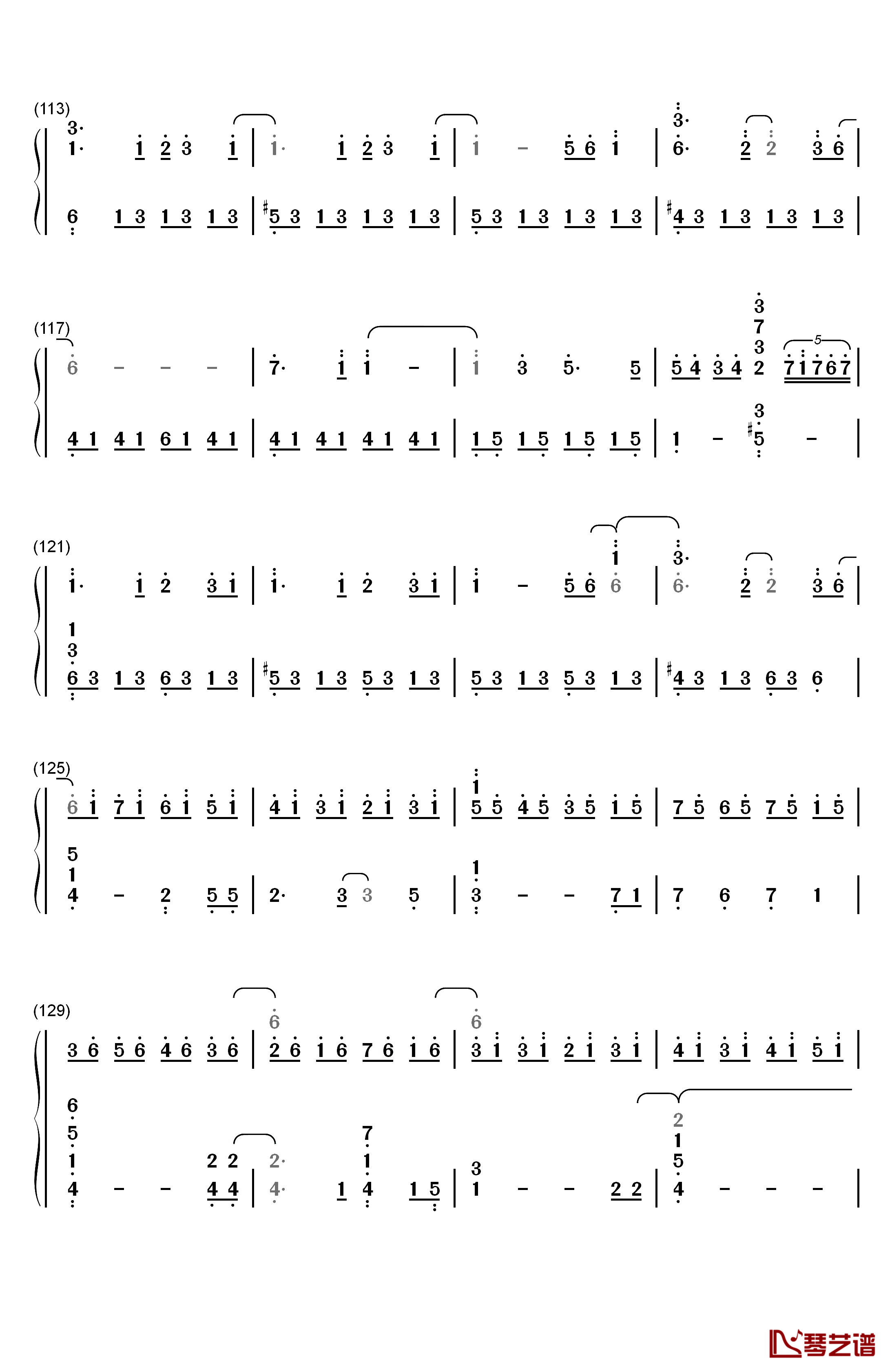 A Million Dreams钢琴简谱-数字双手-Pasek and Paul7