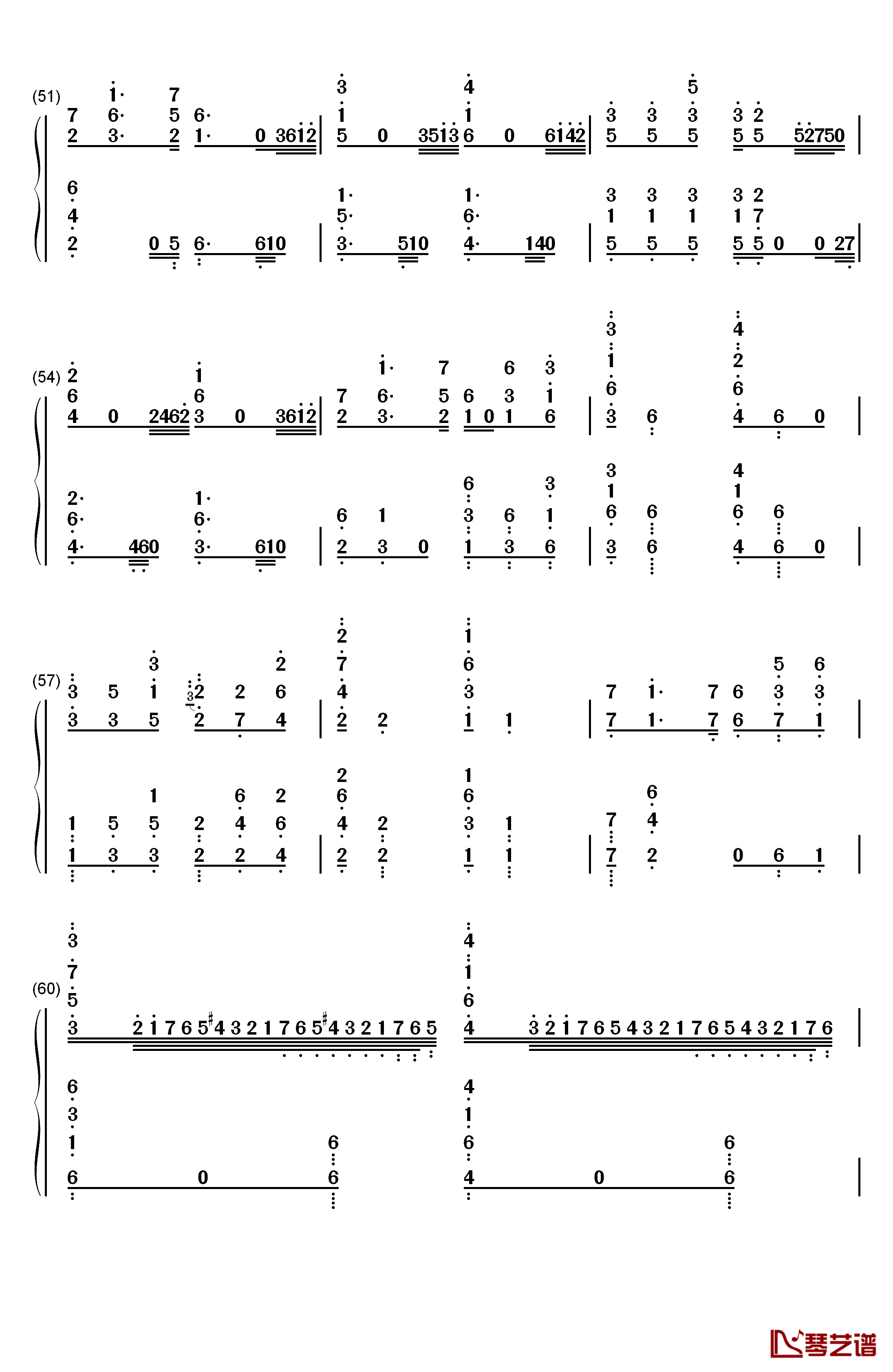 加勒比海盗主题曲钢琴简谱-数字双手-克劳斯·巴德尔特5