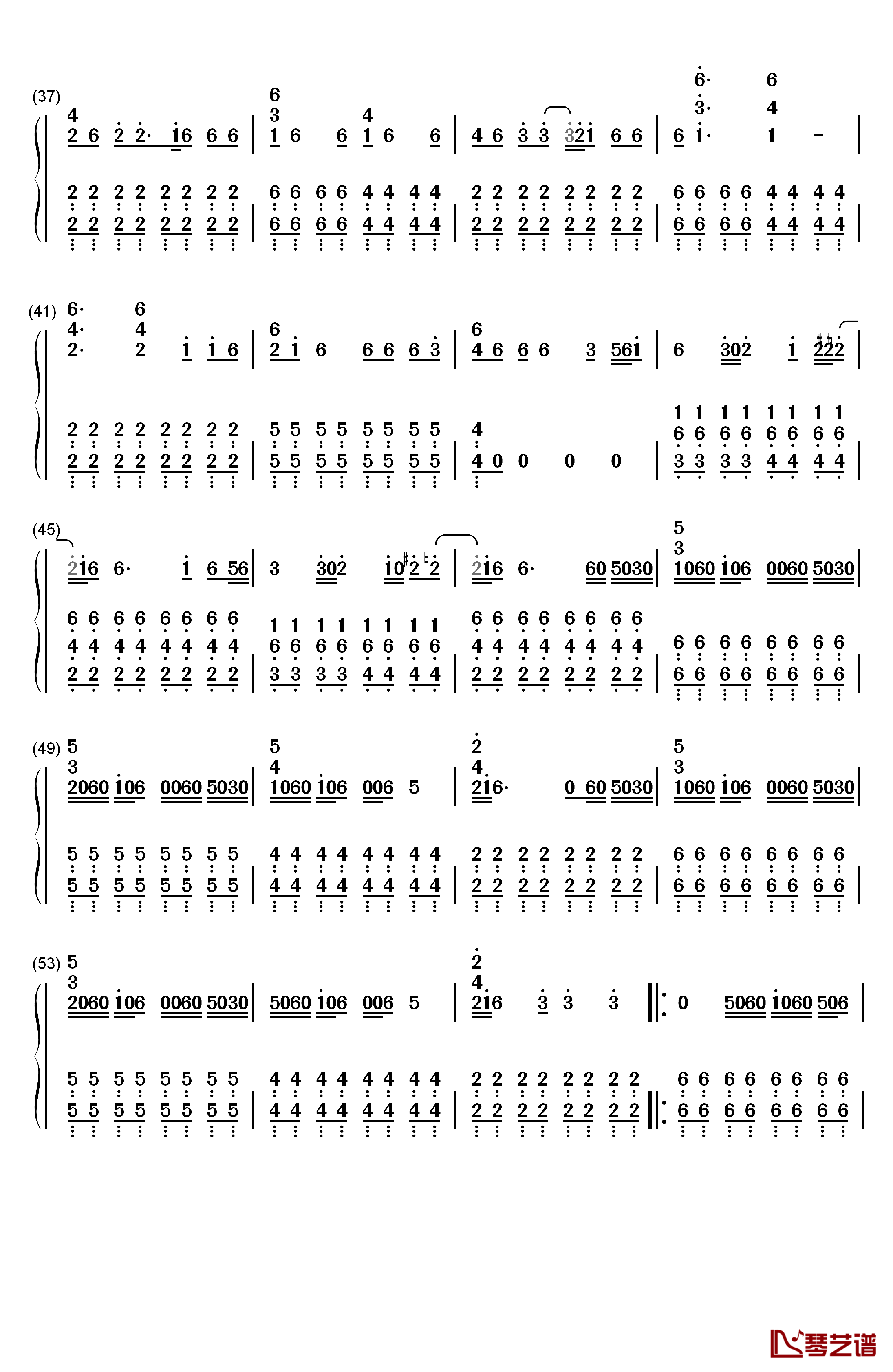 Way Down We Go钢琴简谱-数字双手-Kaleo3