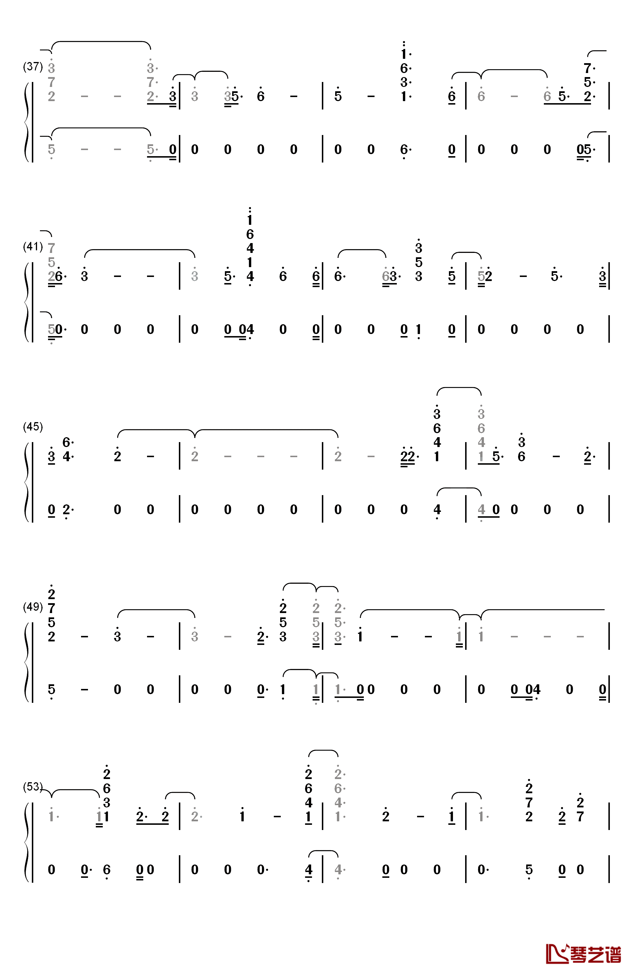 Consequences–Camila Cabello钢琴简谱-数字双手-Camila Cabello3