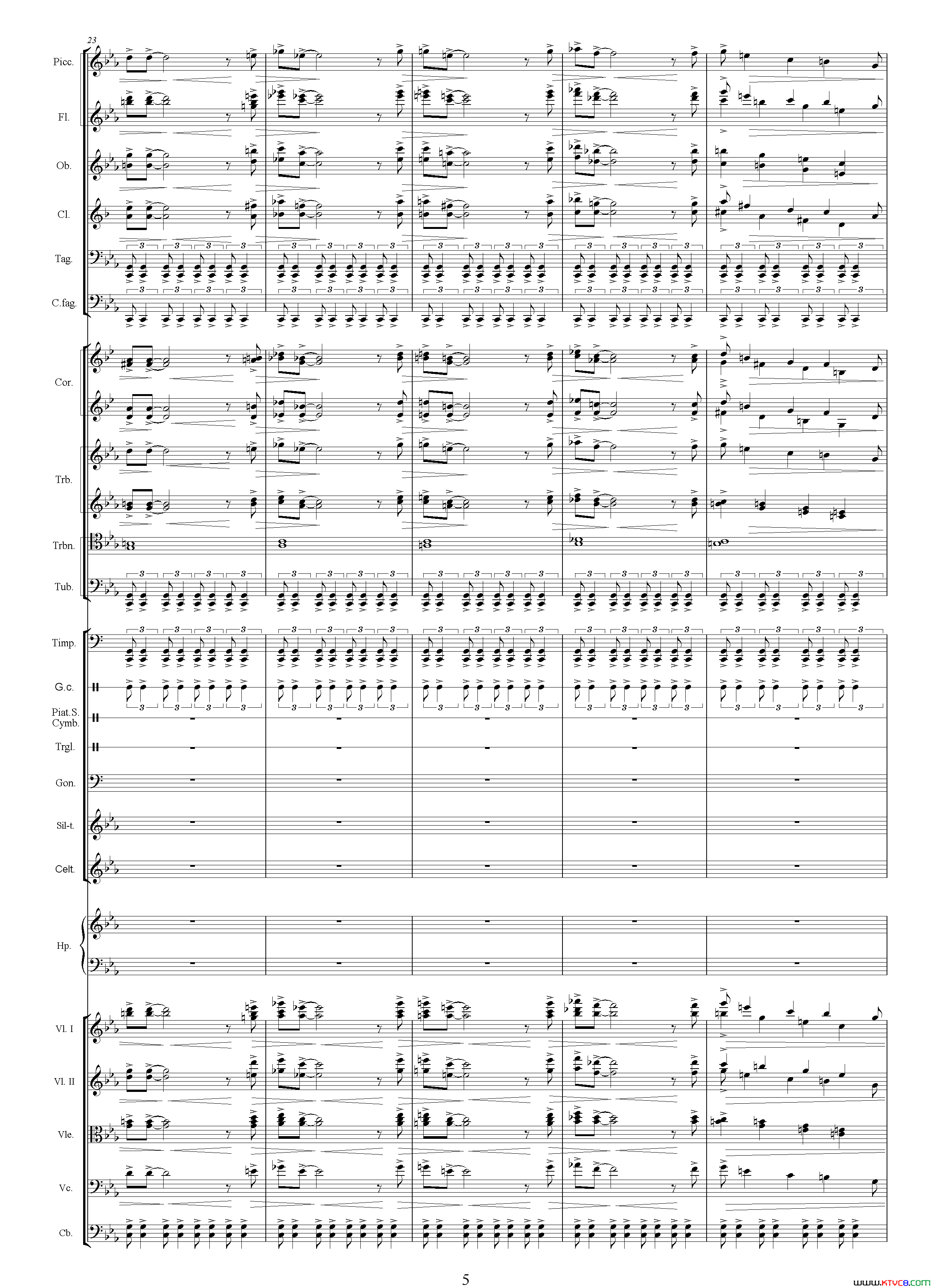 为什么选自影片《太阳和人》、交响乐队总谱简谱1