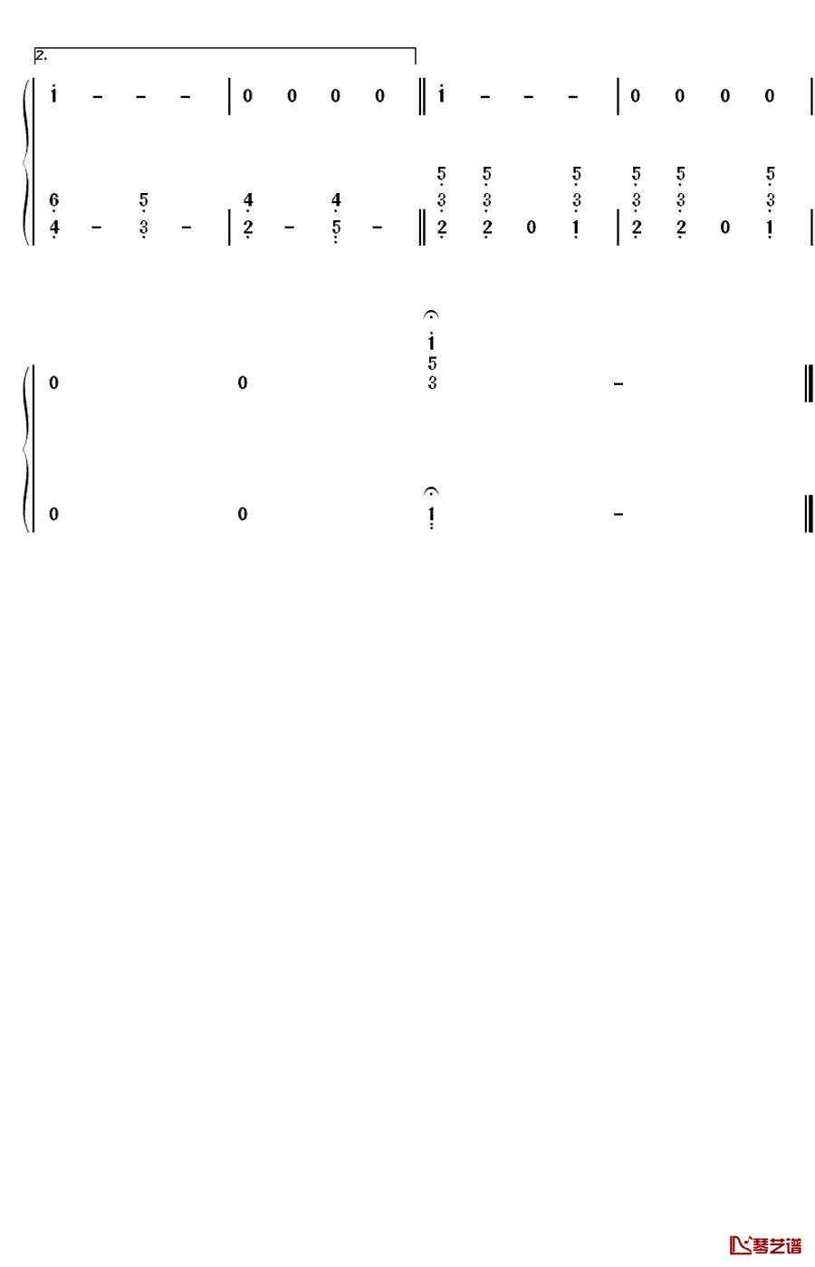 声をきかせて 钢琴简谱-数字双手-MAHO堂4