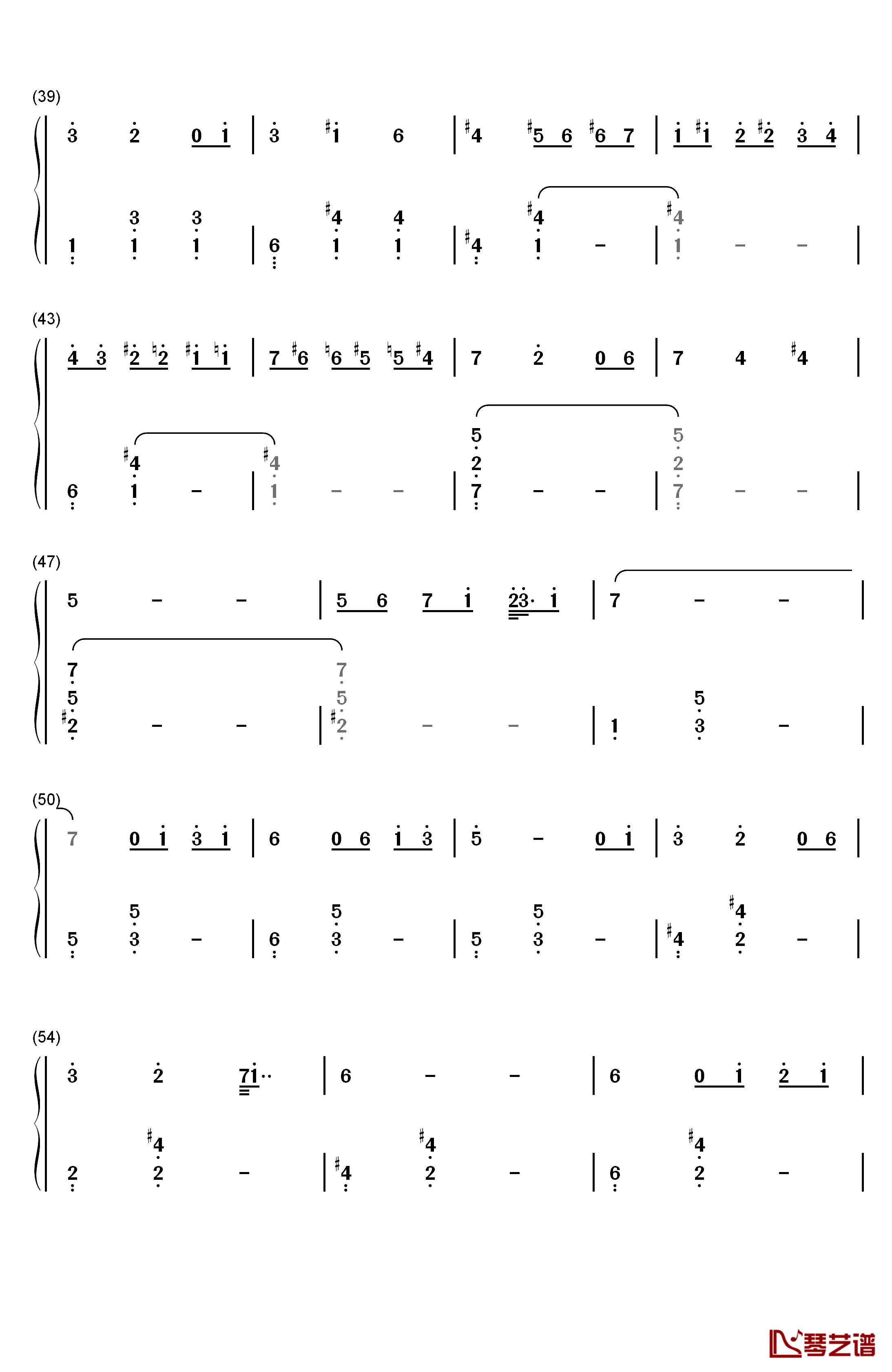 Married Life钢琴简谱-数字双手-Michael Giacchino3