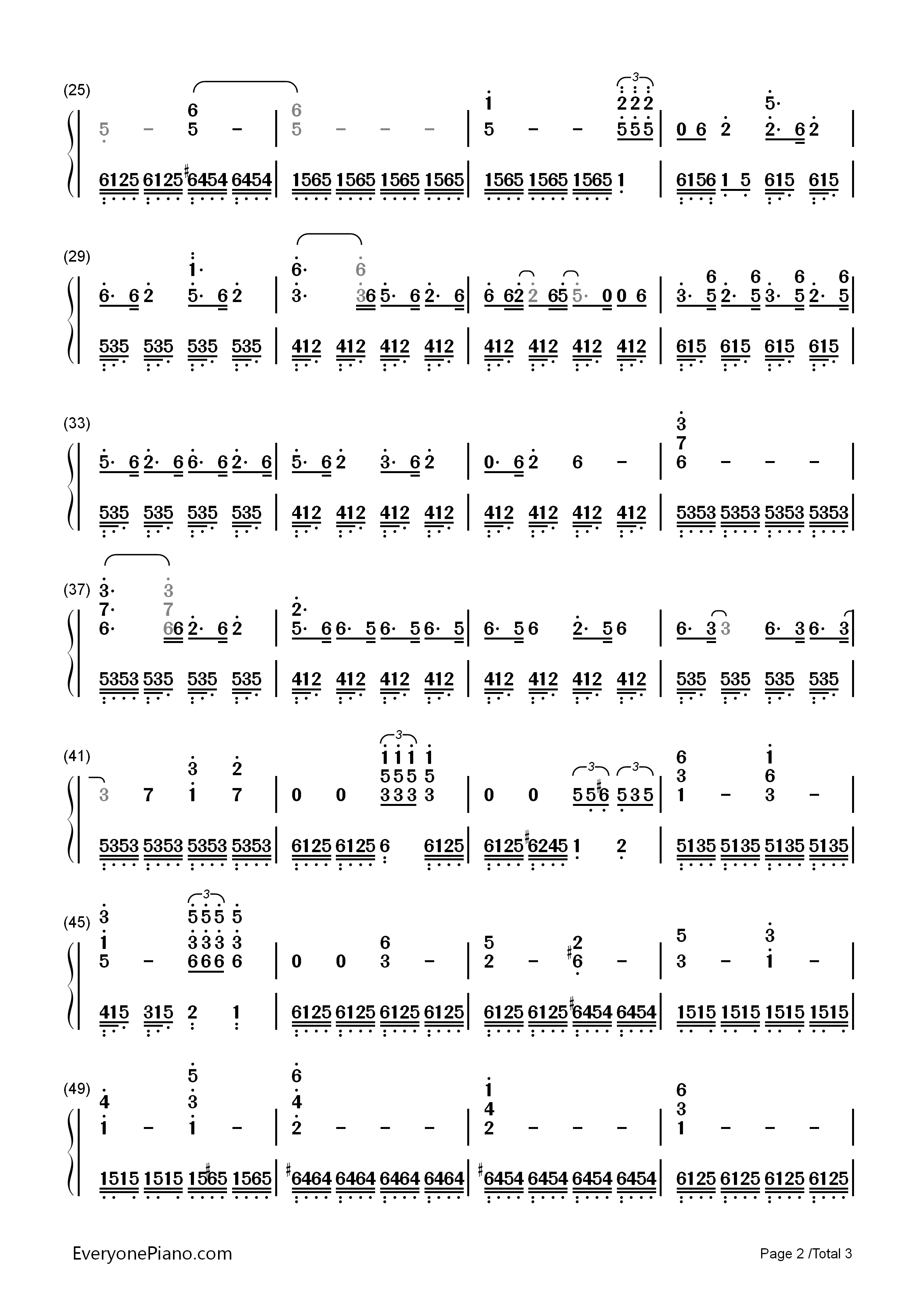 御神体へ再び钢琴简谱-RADWIMPS演唱2