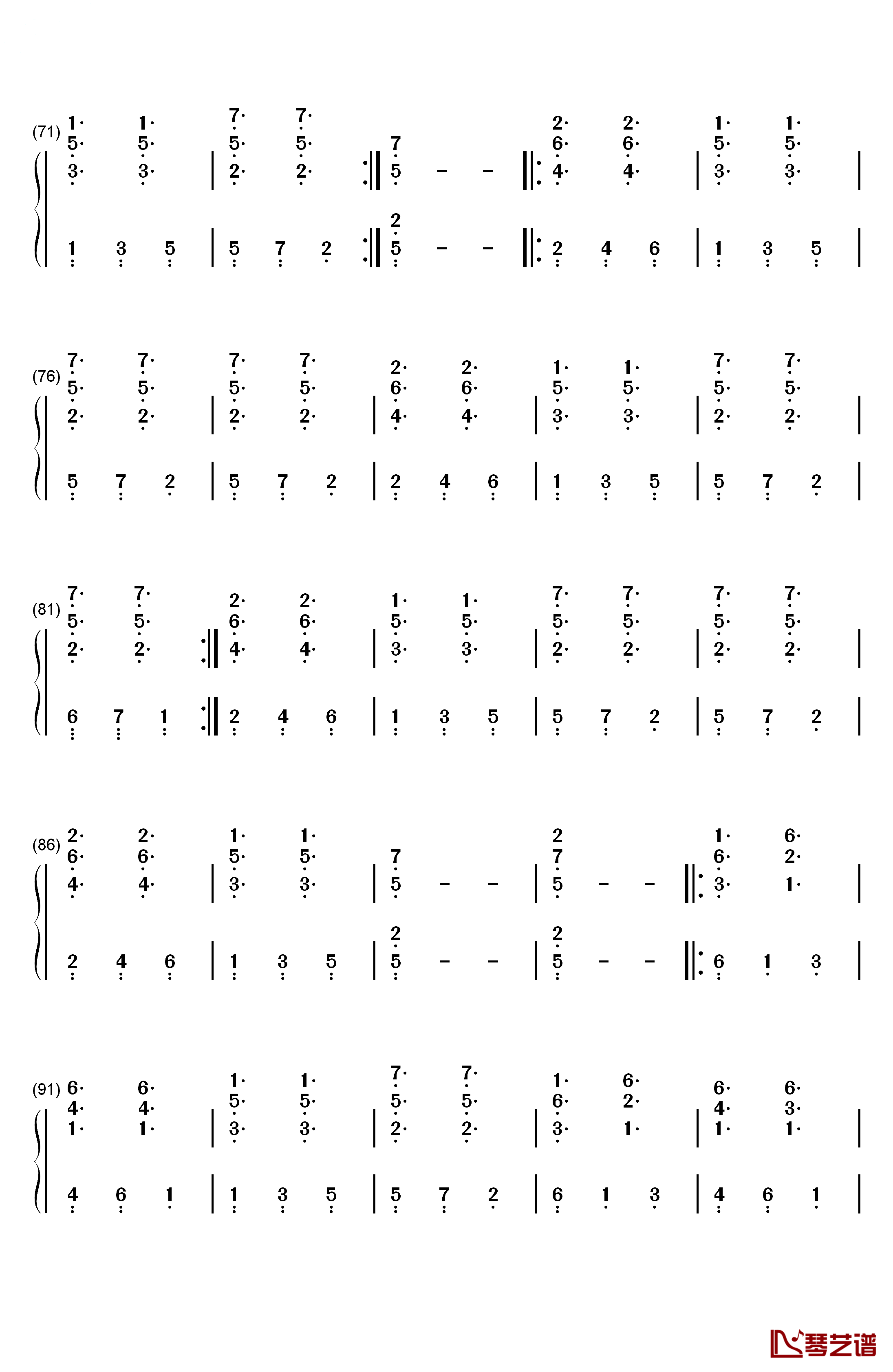 A Drop In The Ocean钢琴简谱-数字双手-Ron Pope4