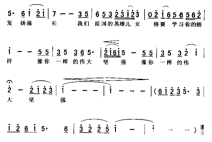 黄河颂黎信昌简谱1