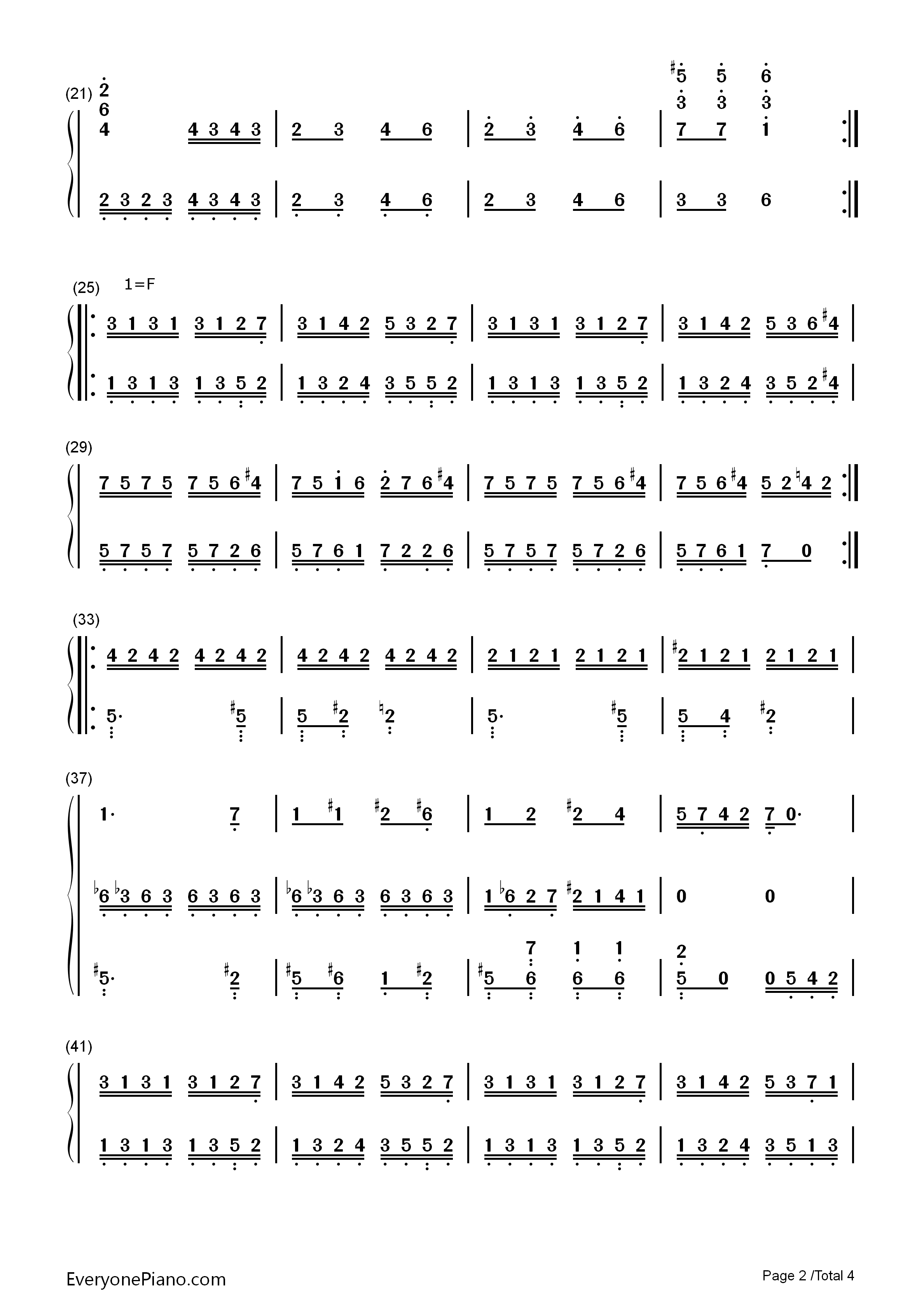 圣诞老人钢琴简谱-舒曼  Schumann演唱2