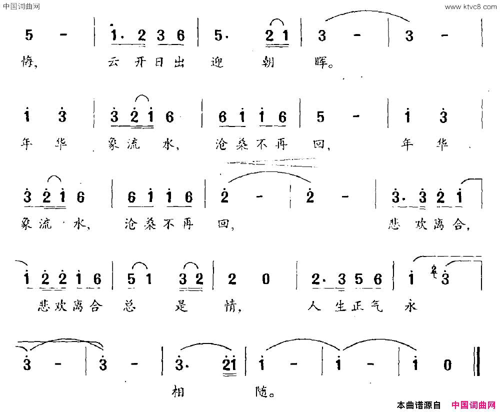 泪中笑电视剧《滑稽春秋》主题曲简谱1