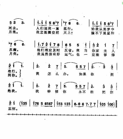 瓦斯台克小夜曲简谱1