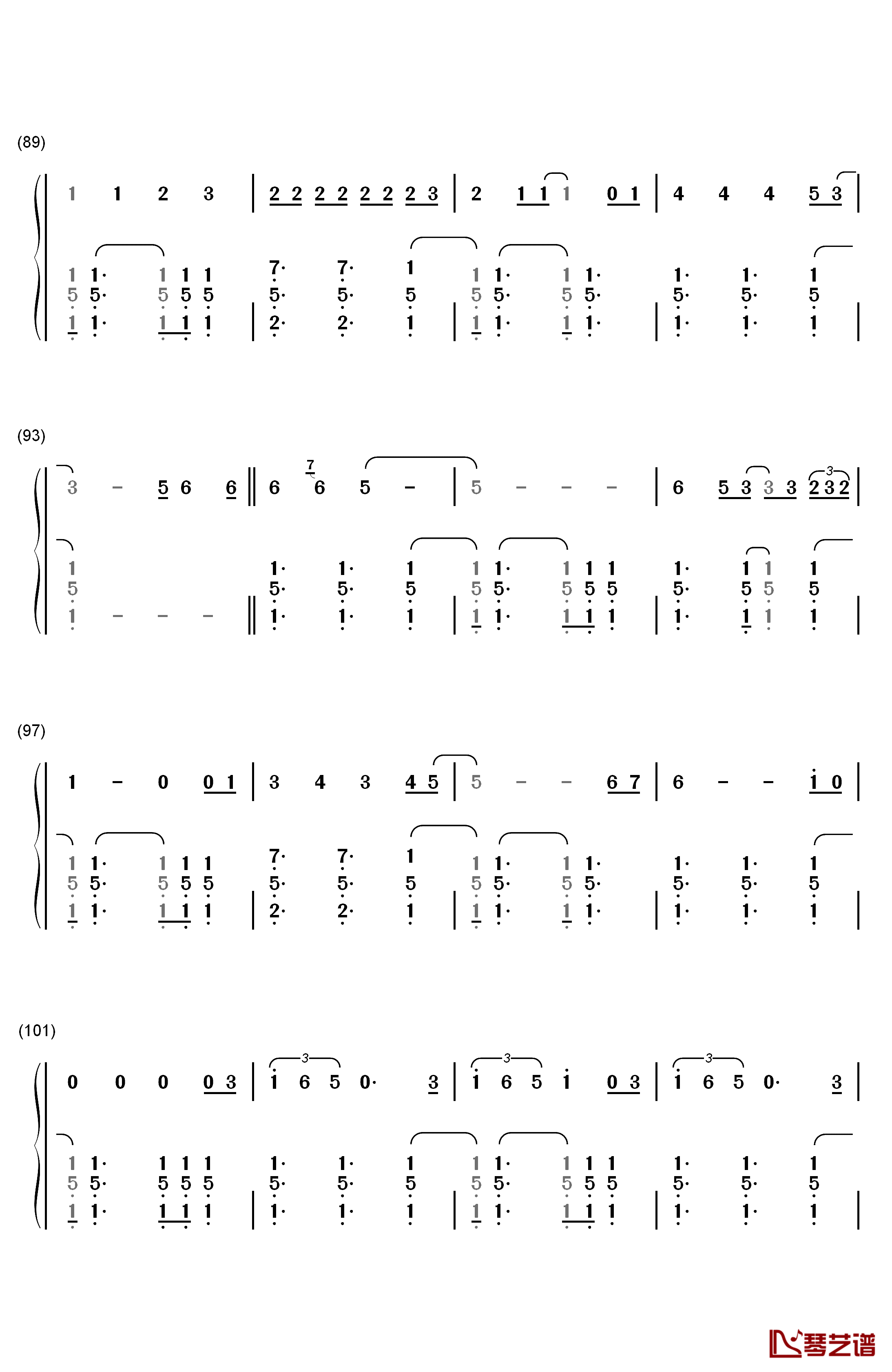 Kid In Love钢琴简谱-数字双手-Shawn Mendes6