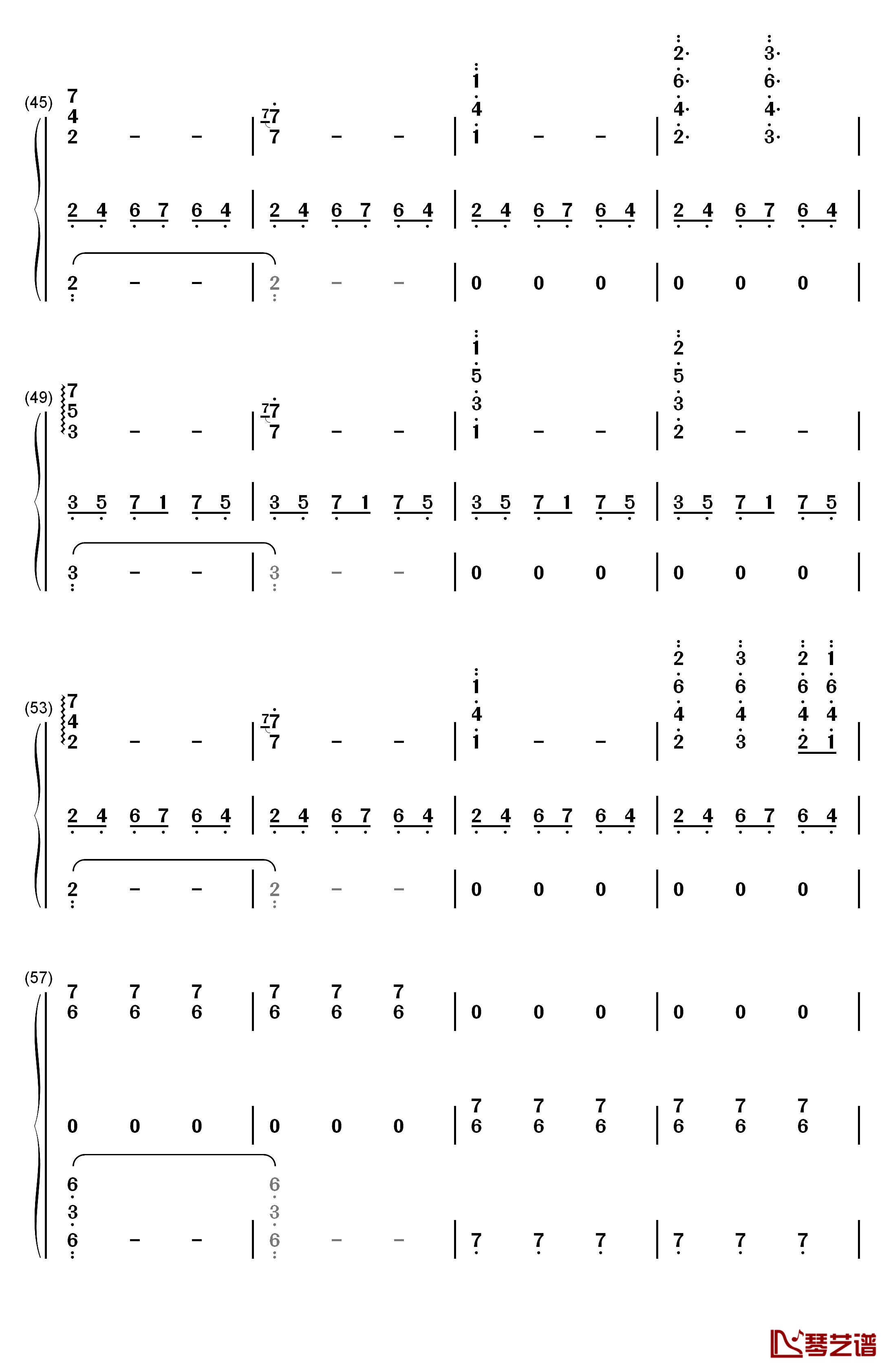 Gwyn Lord of Cinder钢琴简谱-数字双手-樱庭统4