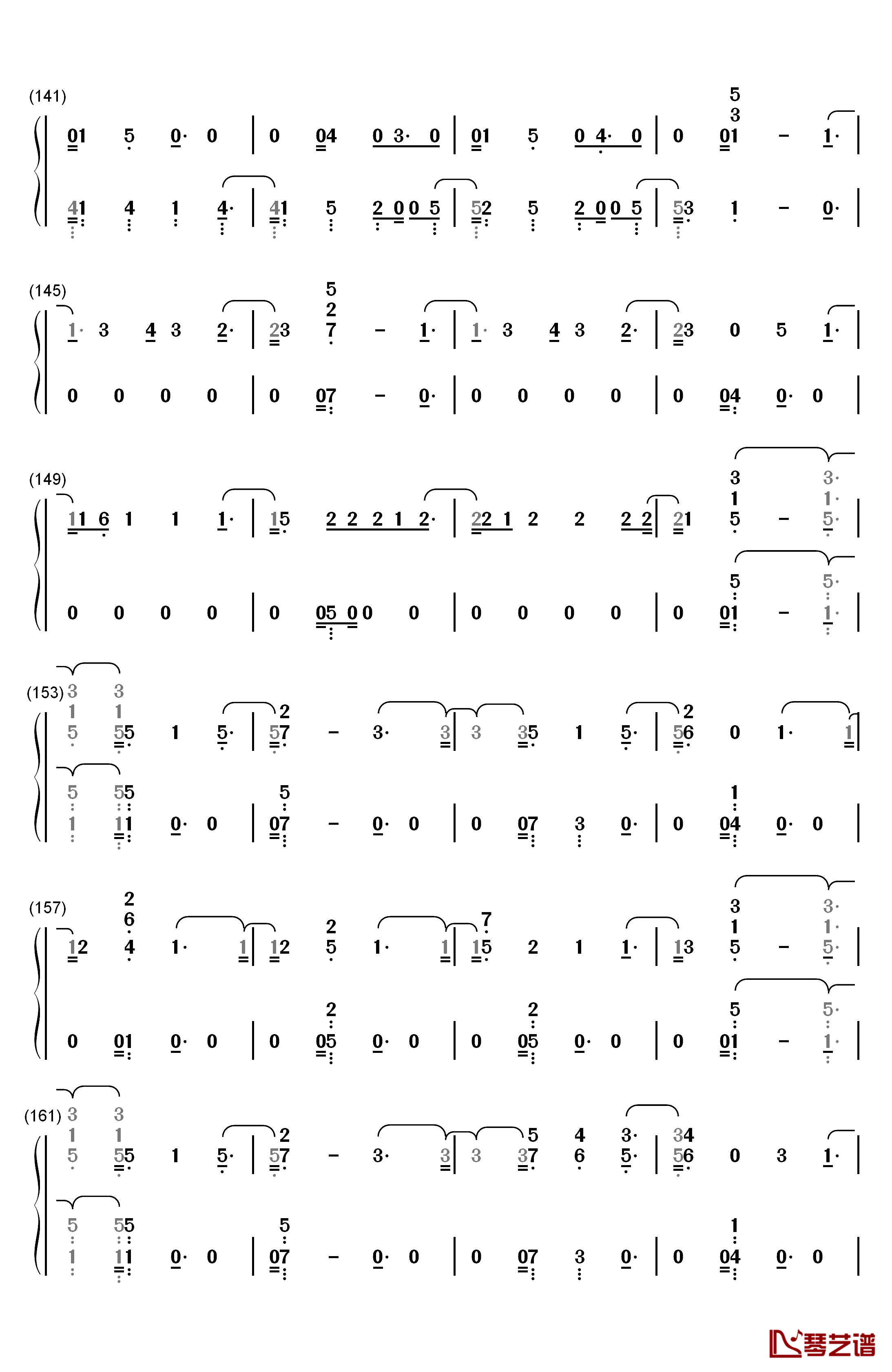 Beautiful Trauma钢琴简谱-数字双手-Pink7